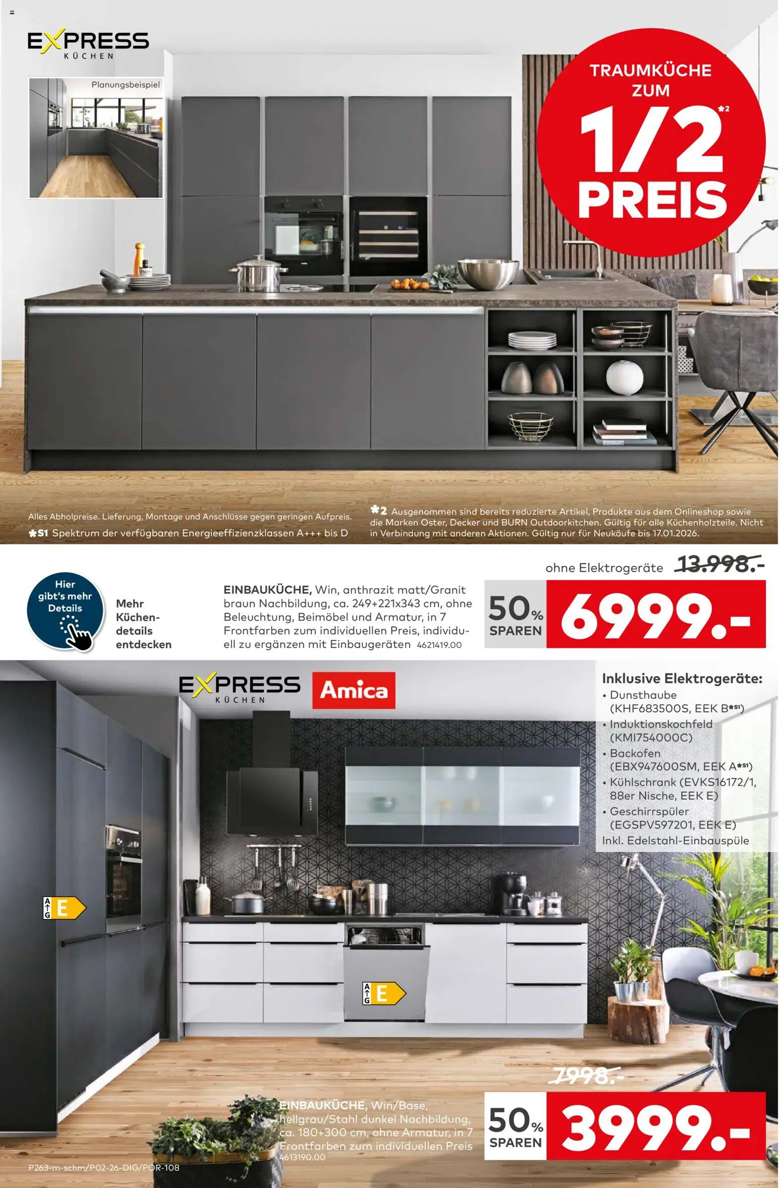 Porta! Prospekt 	 – gültig ab 05.01.2026 | Seite: 22 | Produkte: Geschirrspüler, Kühlschrank, Backofen, Kuchen