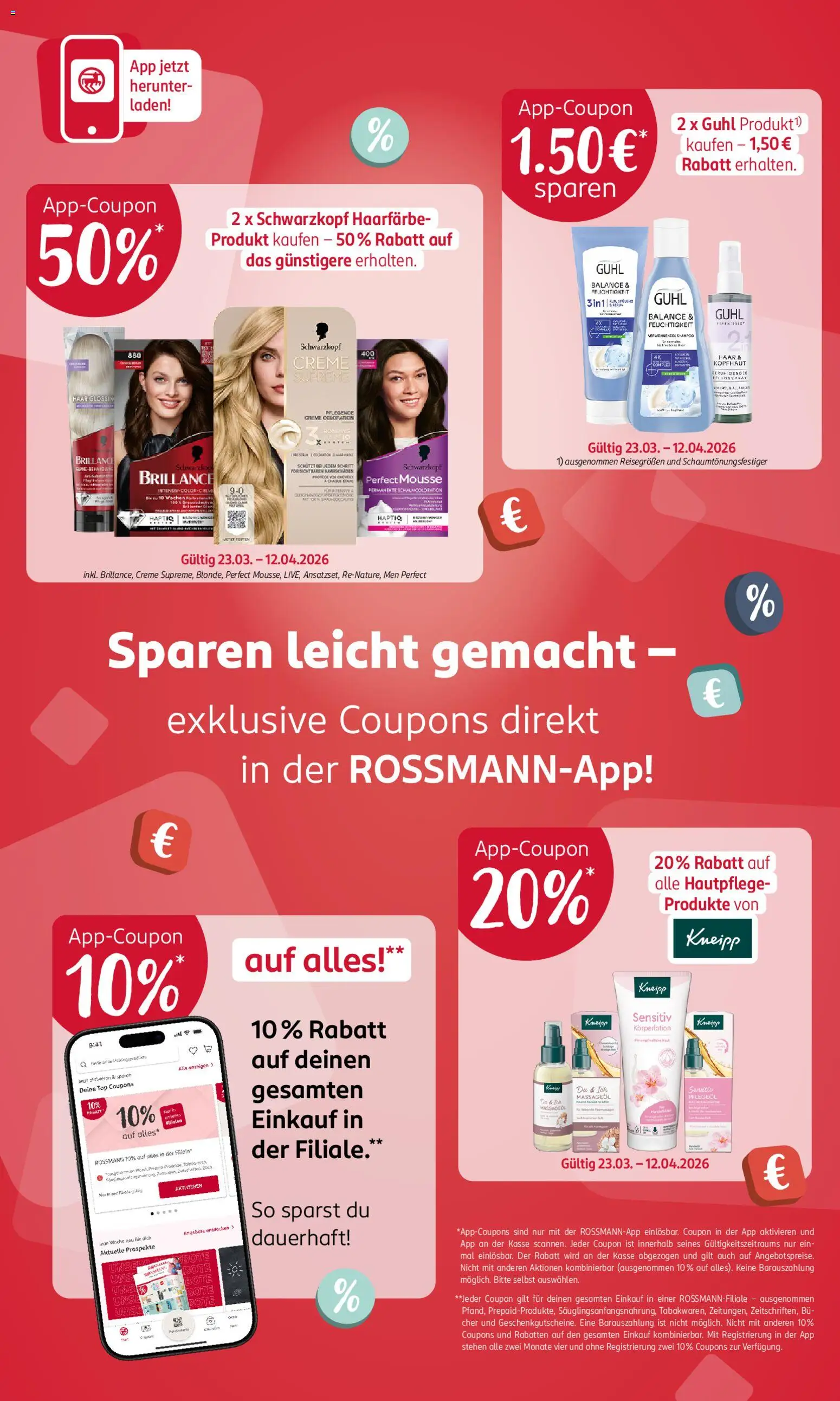 Rossmann Prospekt 	 – gültig ab 06.04.2026 | Seite: 2 | Produkte: Top, Spülung, Haarfarbe, Körperlotion