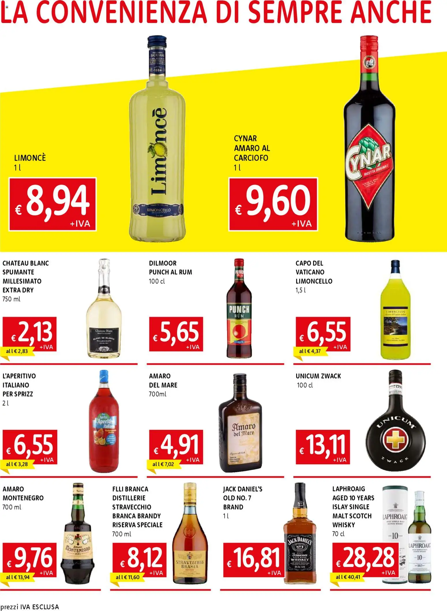 Volantino Galassia del 30.10.2025 | Pagina: 6 | Prodotti: Whisky, Spumante, Brandy, Amaro