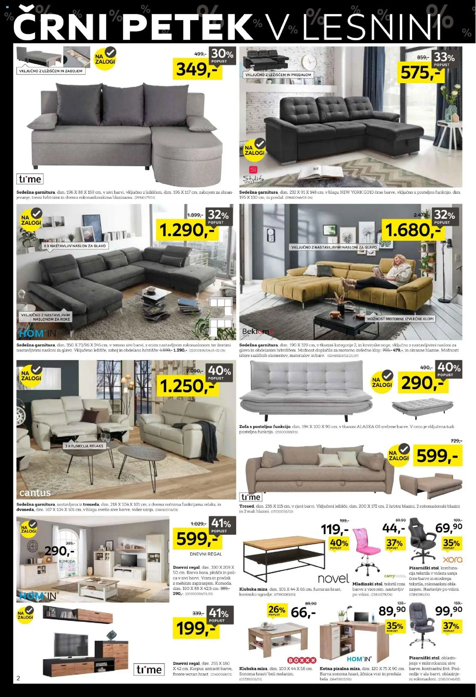 Novi XXXL Lesnina katalog ponudbe – veljaven od 23.11.2025 | Stran: 2