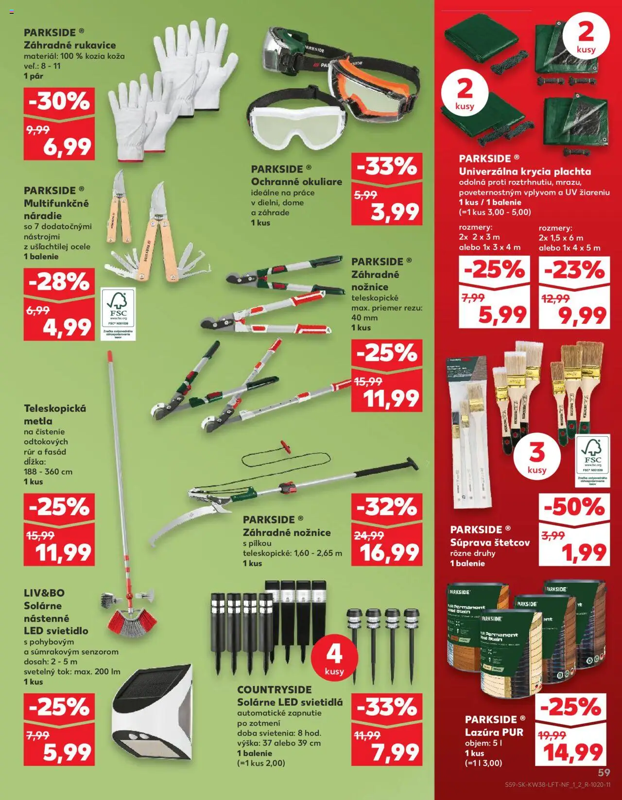 Nové Kaufland akcie – leták je platný od 18.09.2025 | Strana: 59