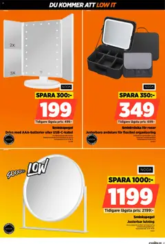 Power - erbjudanden - Förhandsvisning av reklamblad från butik Power aktuell från 16.10.2025 | Sida: 37 | Produkter: Spegel, Sminkväska, Sminkspegel