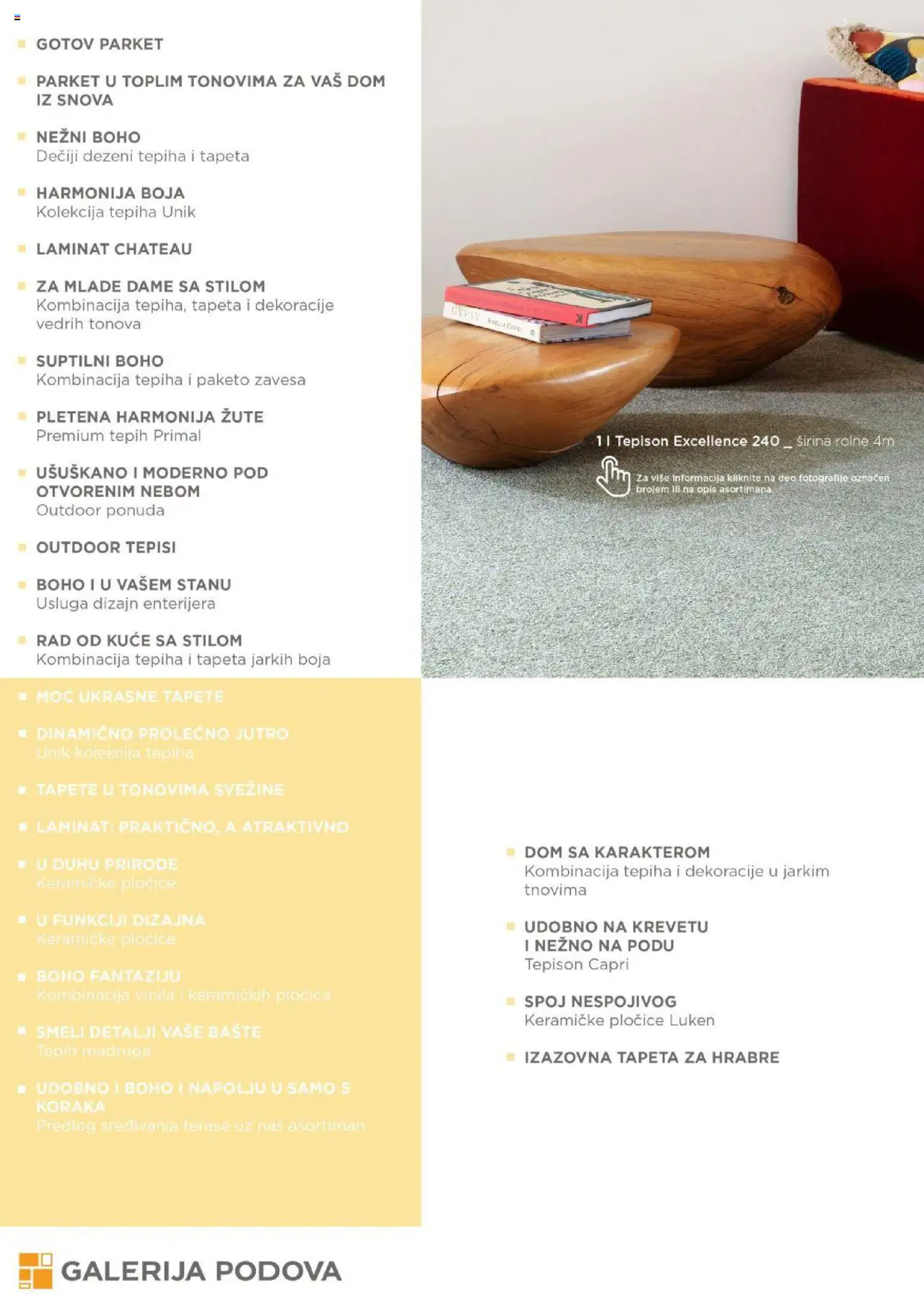 Galerija Podova katalog - važi od 31.01.2025 | Strana: 5 | Proizvode: Tepih, Zavesa