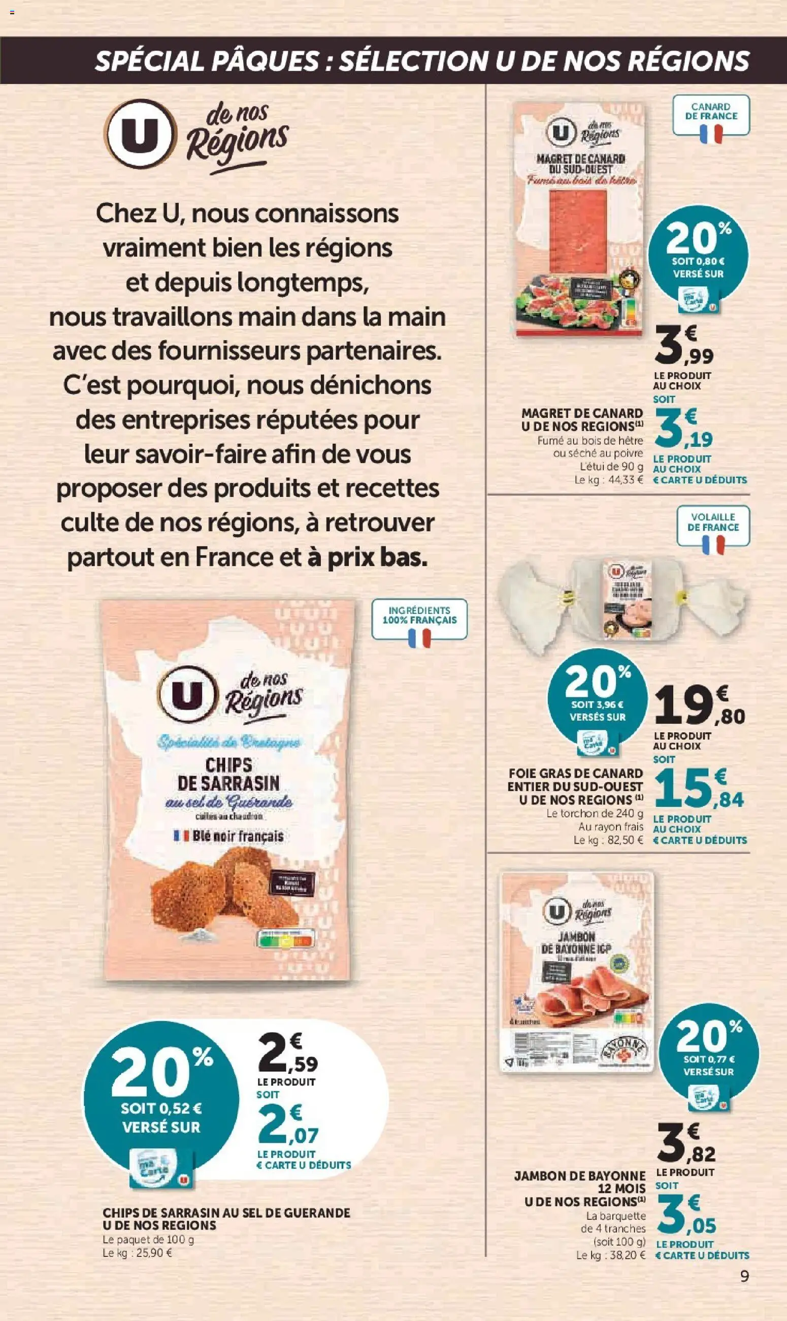 {H1} | Page: 9 | Produits: Foie Gras de Canard, Torchon, Poivre, Jambon