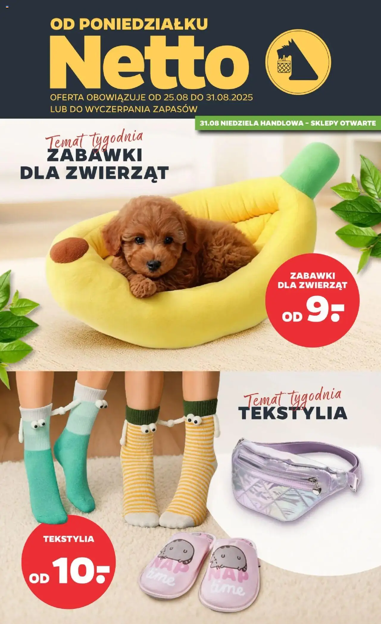 Netto gazetka - Non Food od 25.08.2025 | Strona: 1 | Produkty: Tekstylia