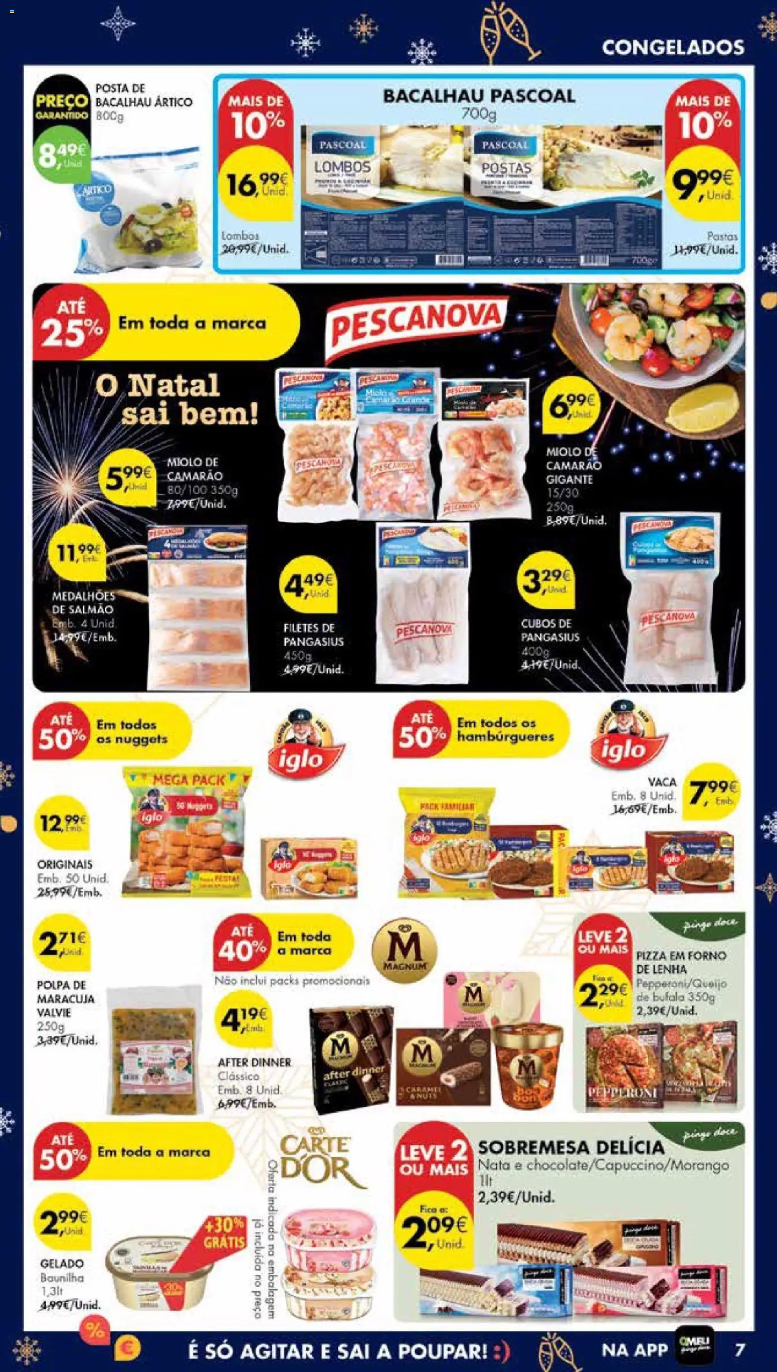 Pingo Doce Poupe Esta Semana Madeira │ válido de 27.12.2025 | Página: 7 | Produtos: Forno, Bacalhau, Salmão, Chocolate
