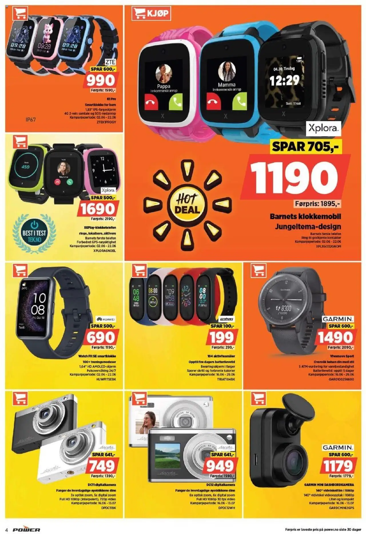  | Side: 4 | Produkter: Telefon, Video, Smartklokke