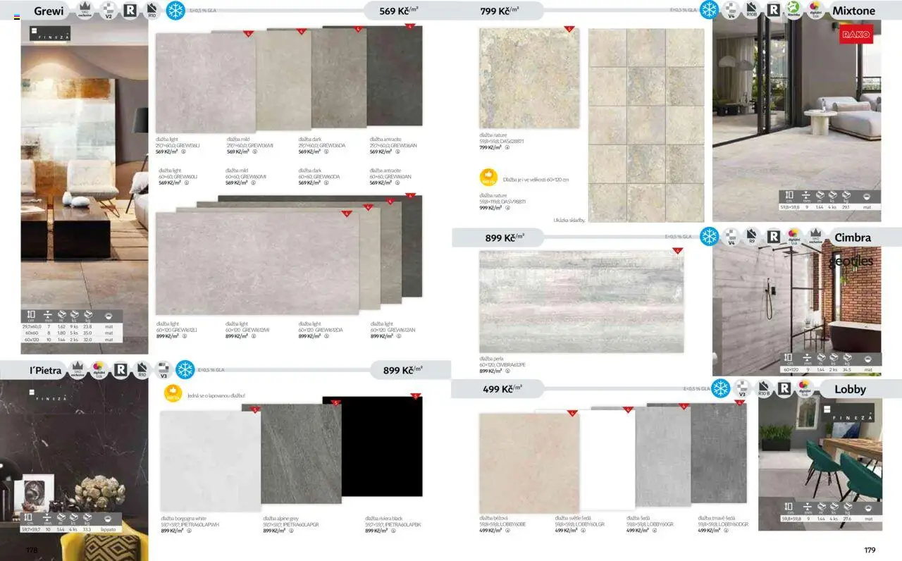 Siko koupelny katalog Koupelny 2025/2026 od 14.10.2025 | Strana: 90 | Produkty: Dlažba, Perla