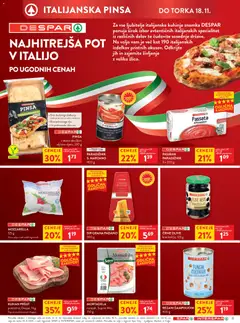 Spar katalog akcije – veljaven od 12.11.2025 | Stran: 14 | Izdelki: Pršut, Mortadela, Olive, Sir