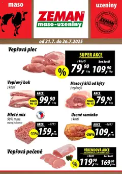 Náhled letáku Prodejny Zeman leták od 21.07.2025