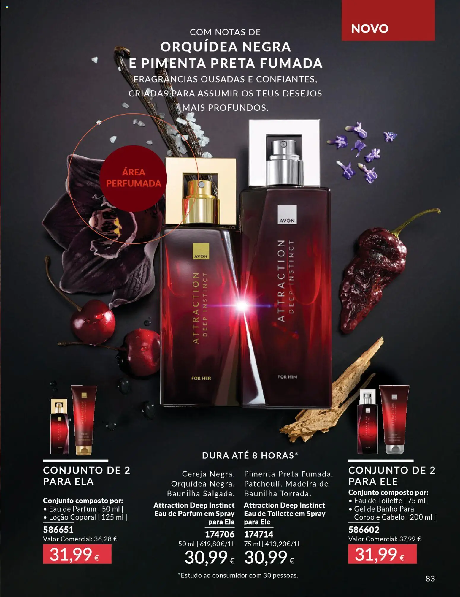 Catálogo Avon Campanha 3 │ válido de 01.03.2026 | Página: 89 | Produtos: Pimenta, Gel de banho, Cereja, Banho