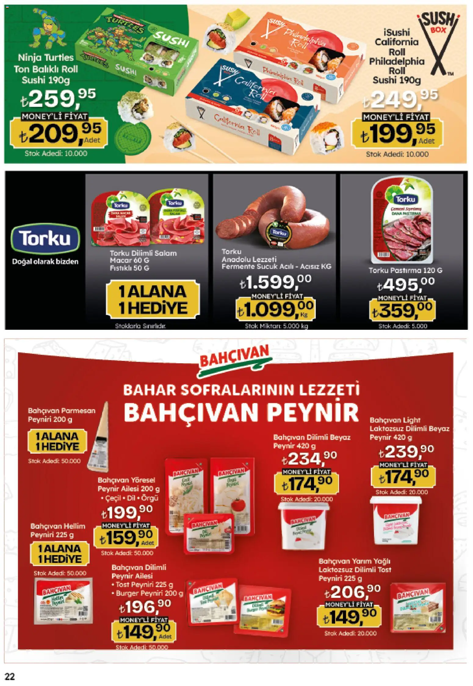 Migros Katalog - Migroskop - 26.03.2026 tarihinden itibaren geçerlidir | Sayfa: 22 | Ürünler: Peynir, Salam, Sucuk