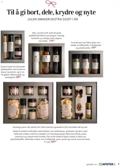 Forhåndsvisning av Olje- og kvernsett. med de gode kjøkkenfavorittene sort pepper, naturlig bordsalt og urteolje med oregano og hvitløk., med de gode kjøkkenfavorittene sort pepper, naturlig bordsalt og urteolje med oregano og hvitløk. gyldig fra 05.11.2025 | Side: 7 | Produkter: Jordnødder, Pasta, Gavesett, Oregano