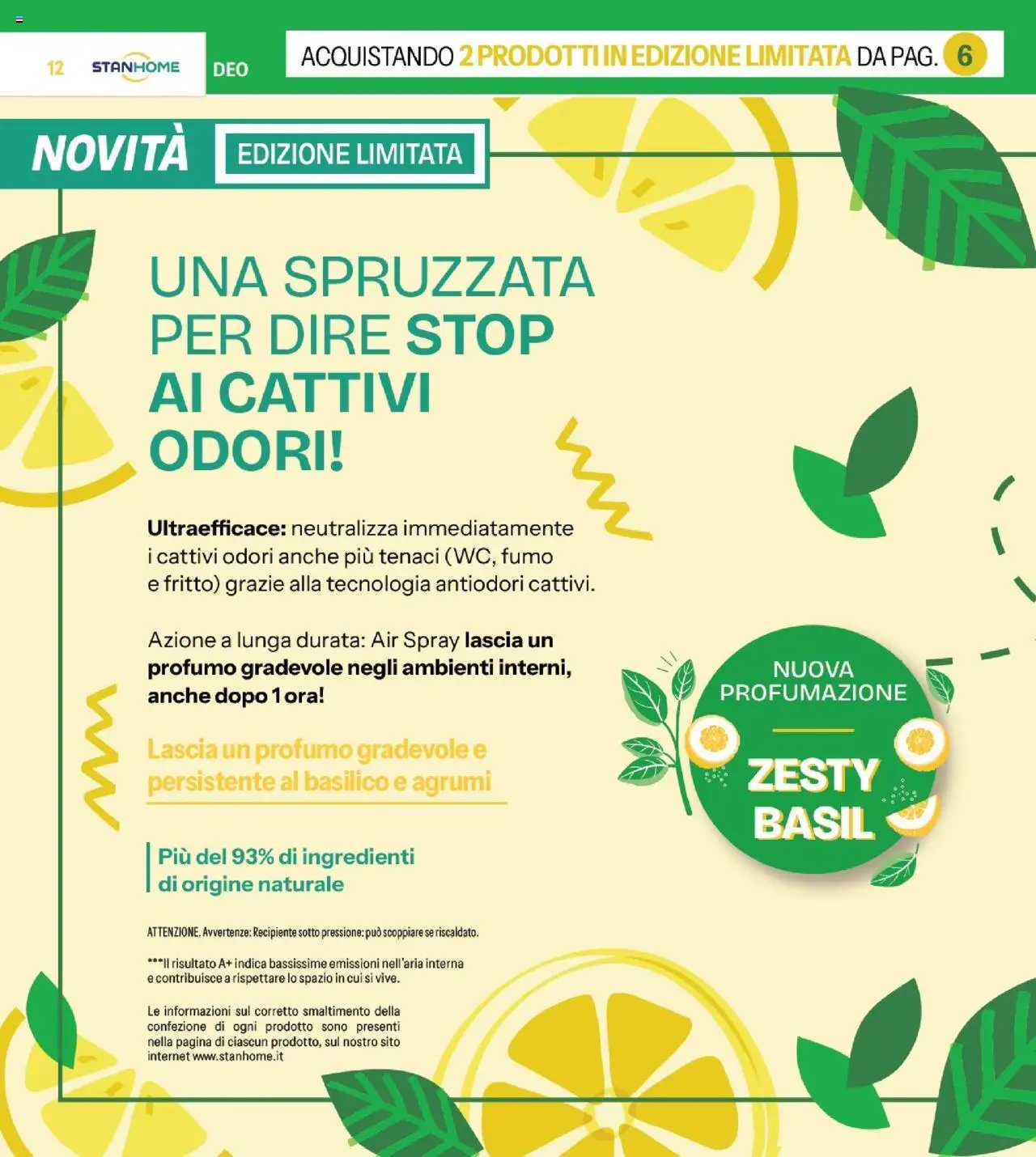 Volantino Stanhome del 30.09.2025 | Pagina: 14 | Prodotti: Agrumi, Basilico, Profumo