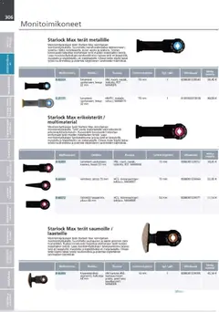 Makita-mainoslehti voimassa 24.03.2026 alkaen | Sivu: 306 | Tuotteet: Monitoimikone, Käsineet