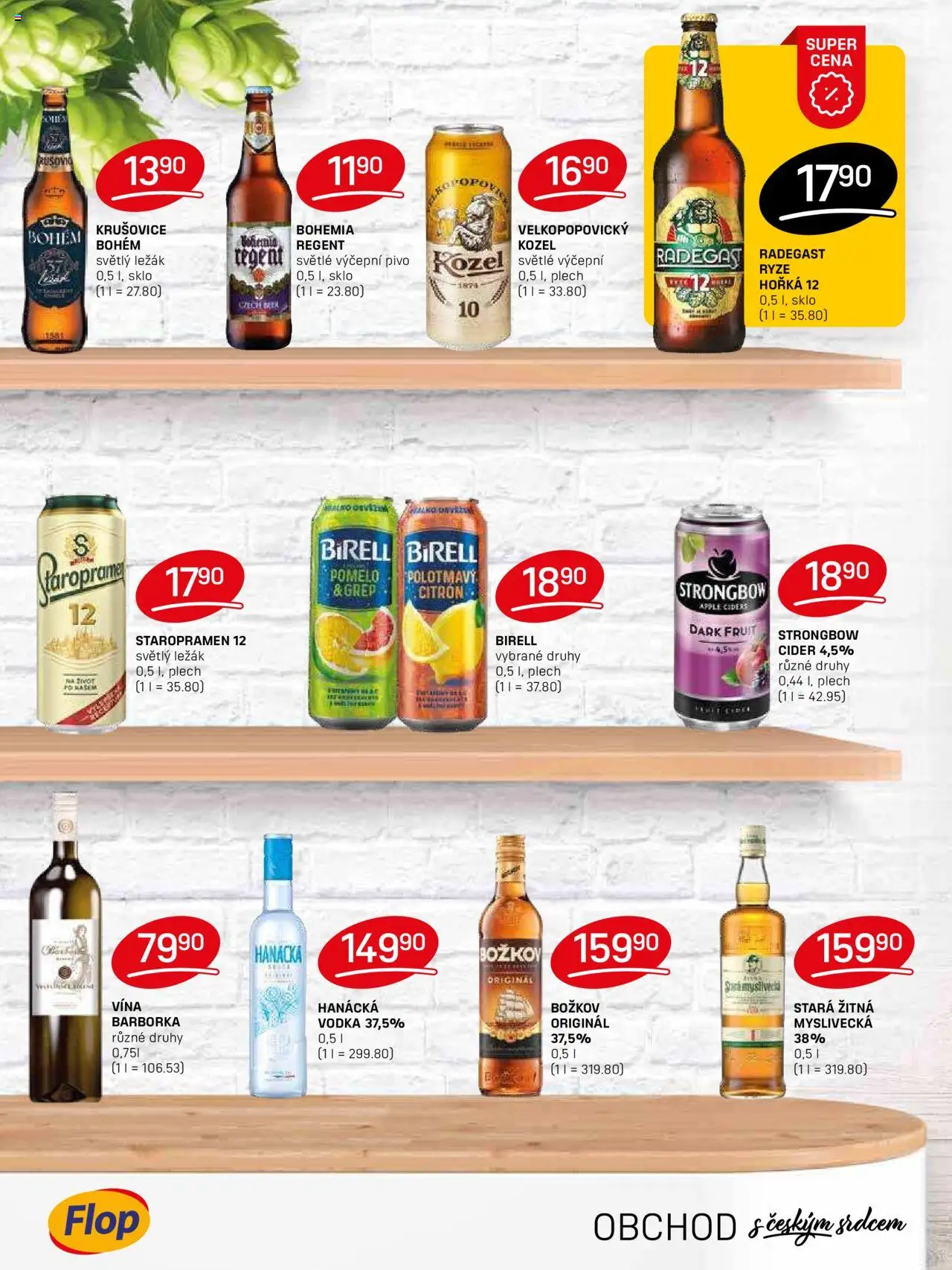 Flop leták od 10.09.2025 | Strana: 10 | Produkty: Birell, Rýže, Pivo Kozel, Kozel