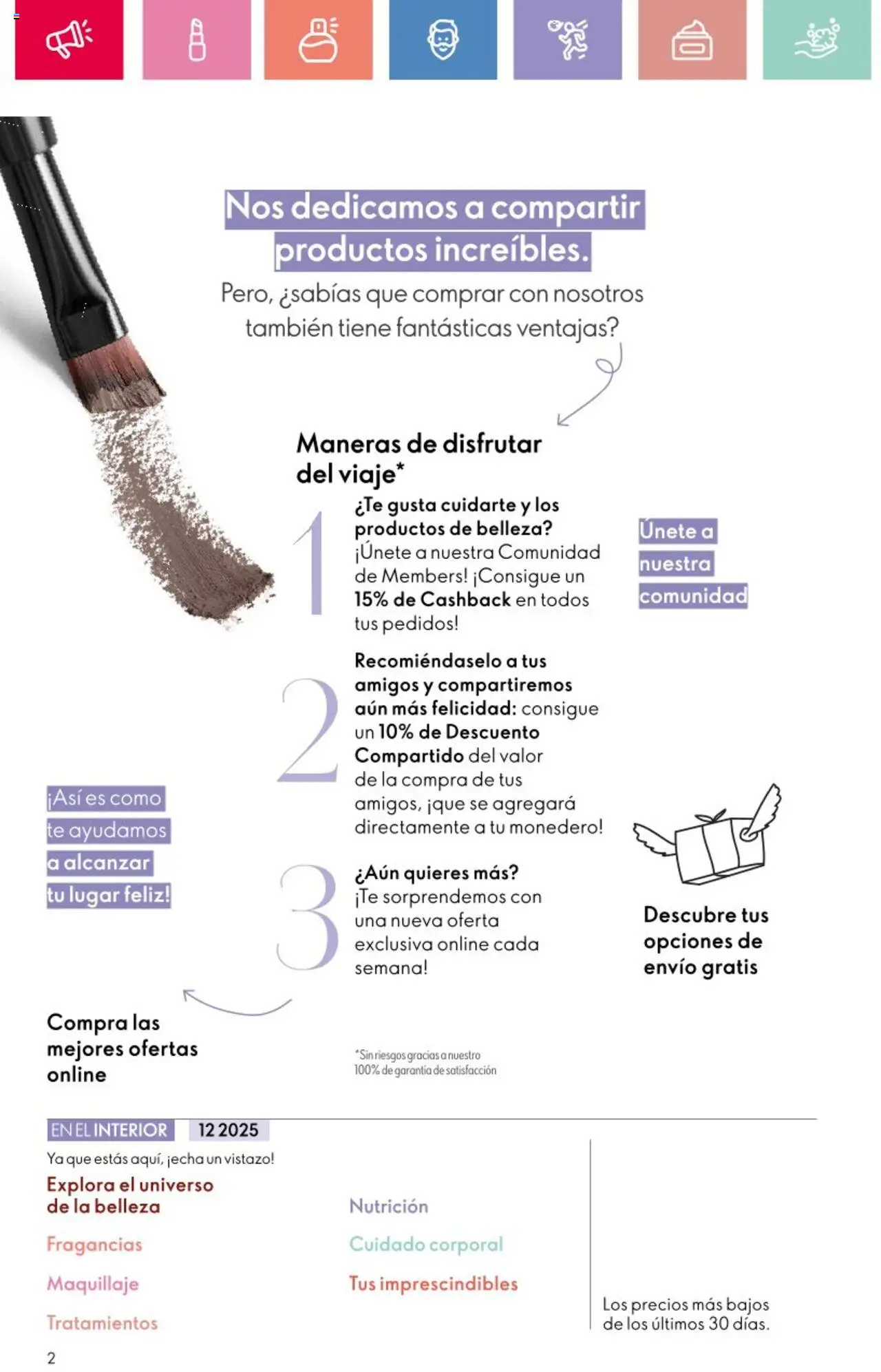 Oriflame - Catálogo Campaña 12 │ válido desde el 24.08.2025 | Página: 2 | Productos: Maquillaje, Té
