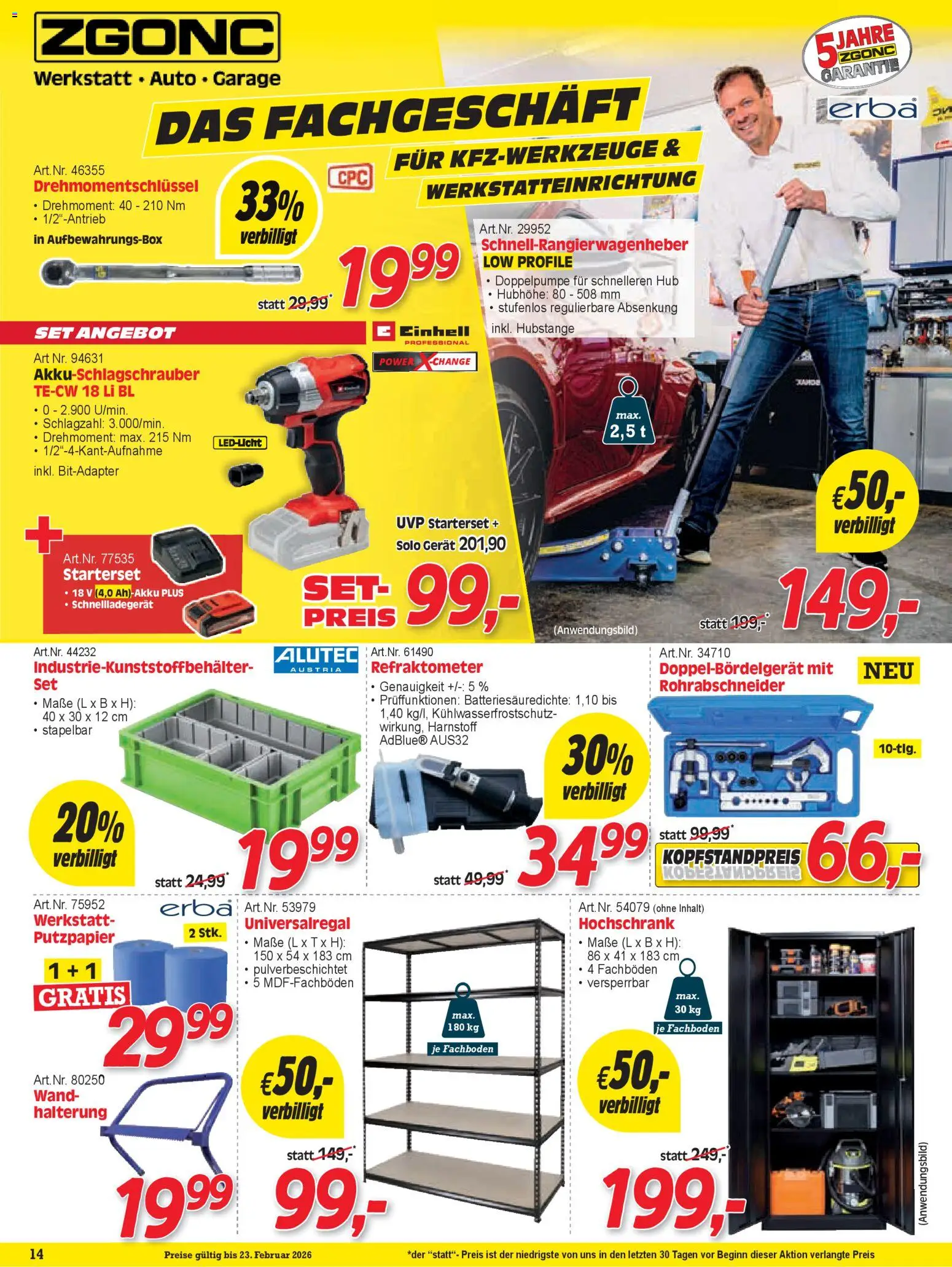 Zgonc Flugblatt Februar I 2026 gültig ab 01.02.2026 | Seite: 14