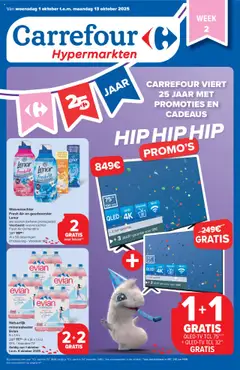 Carrefour folder week 40 - Voorbeeld van een folder van Carrefour, geldig van 01.10.2025