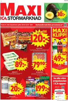 ICA Maxi - Trelleborg - Förhandsvisning av reklamblad från butik ICA Maxi aktuell från 20.10.2025