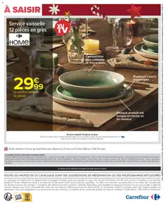 Carrefour - Prévisualisation de Carrefour Déco & art de table   valide à partir de 02.12.2025 | Page: 20 | Produits: Service vaisselle