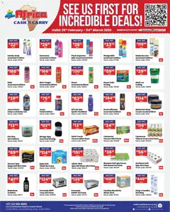 Africa Cash & Carry specials catalogue – valid from 26.02.2026 | Page: 12 | Products: Blush, Cream, Stock, Tissues