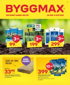 ByggMax erbjudanden - Förhandsvisning av reklamblad från butik ByggMax aktuell från 19.03.2026
