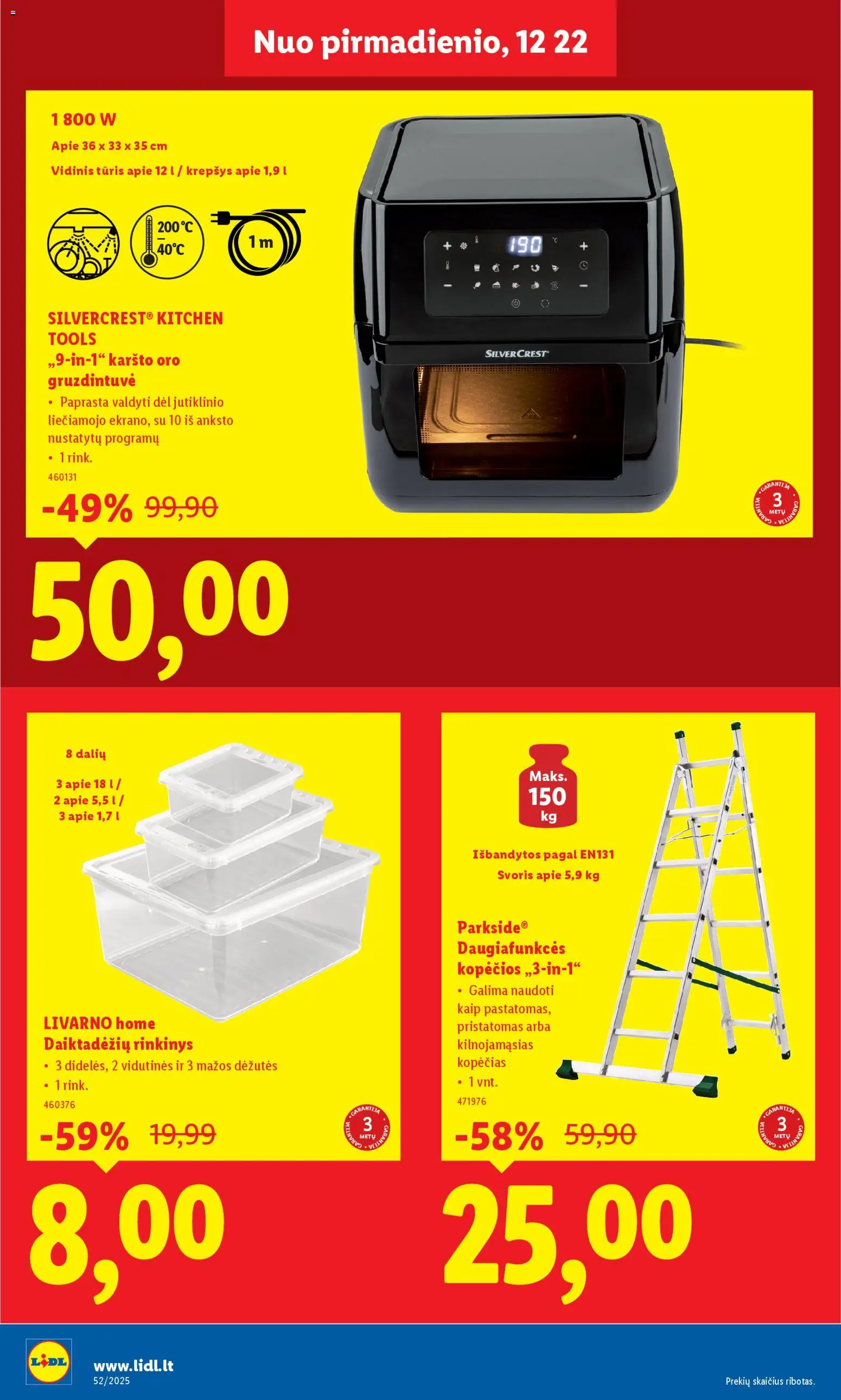 LIDL akcijos nuo 22.12.2025 | Puslapis: 4 | Prekių: Krepšys