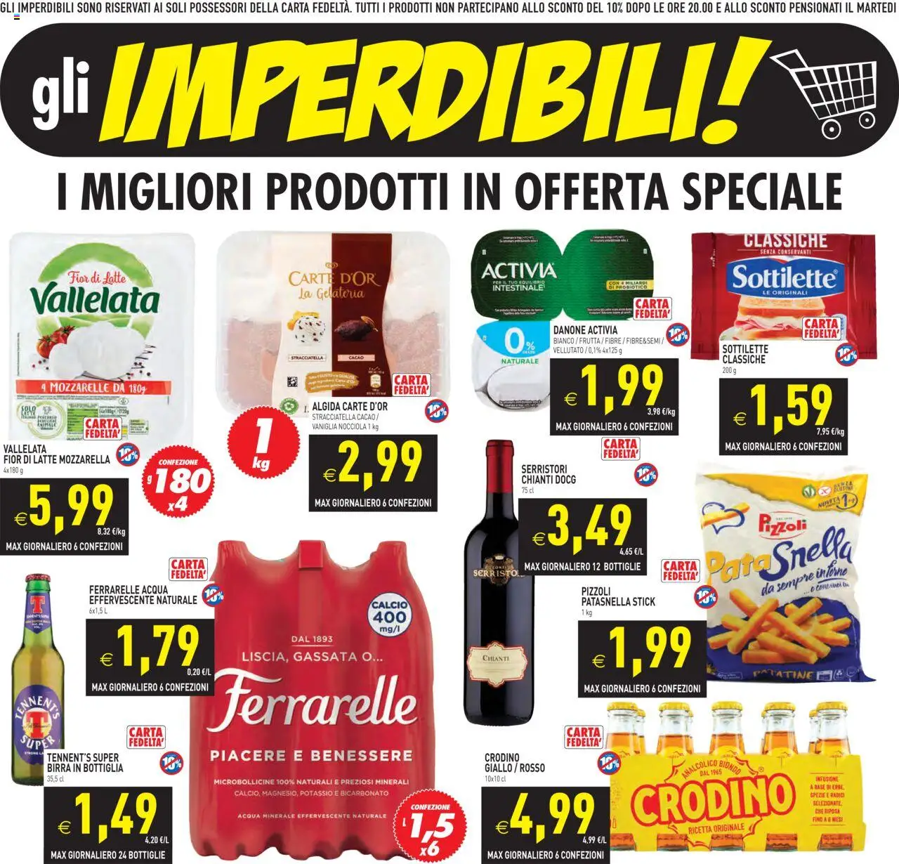 Volantino PIM Supermercati del 05.09.2025 | Pagina: 2 | Prodotti: Tennent's, Spezie, Cacao, Ferrarelle