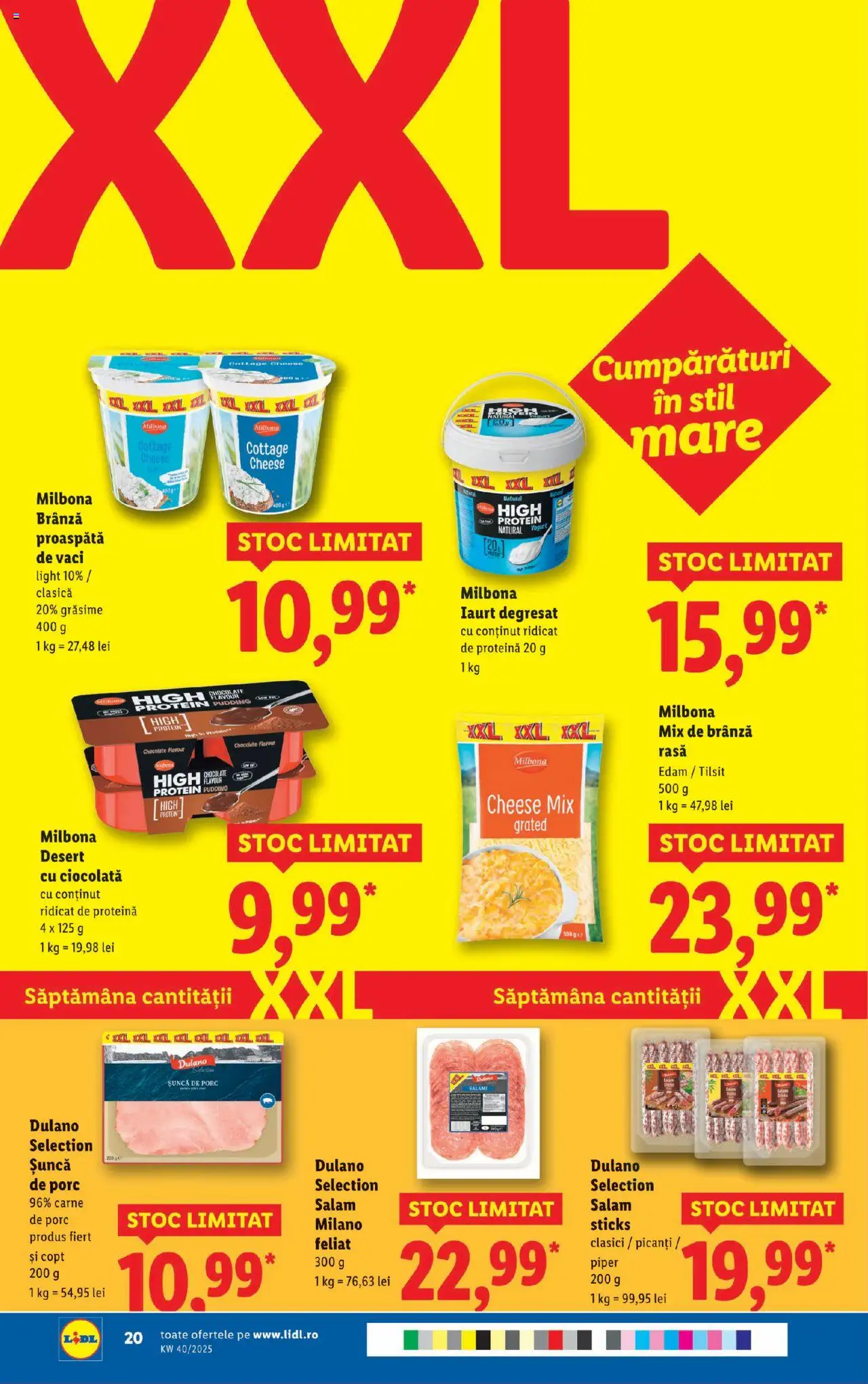 Noul catalog Lidl – valabil de la 29.09.2025 | Pagină: 20 | Produse: Salam, Șuncă, Carne De Porc, Piper