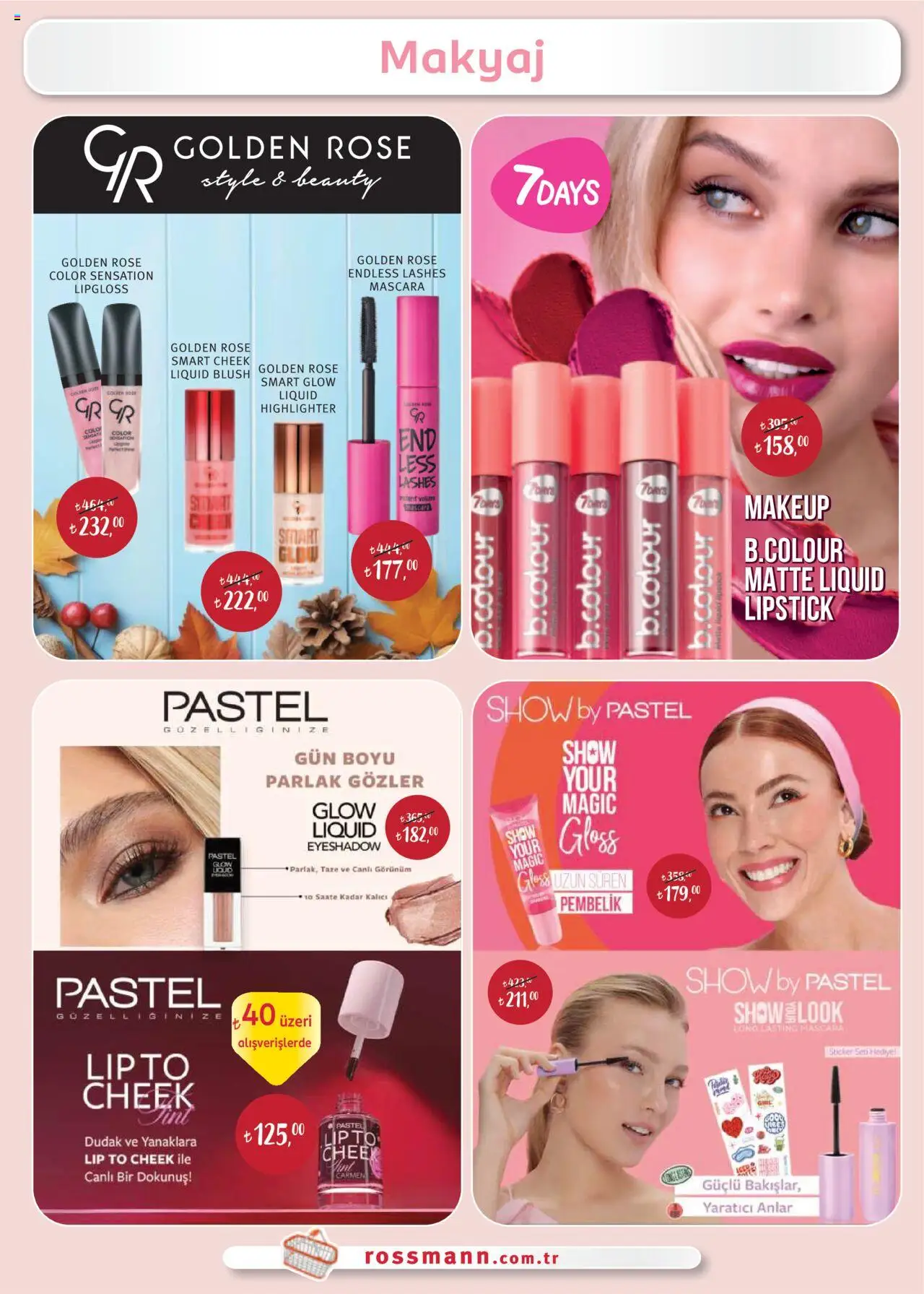 Rossmann İndirim - 01.10.2025 tarihinden itibaren geçerlidir | Sayfa: 15 | Ürünler: Makyaj