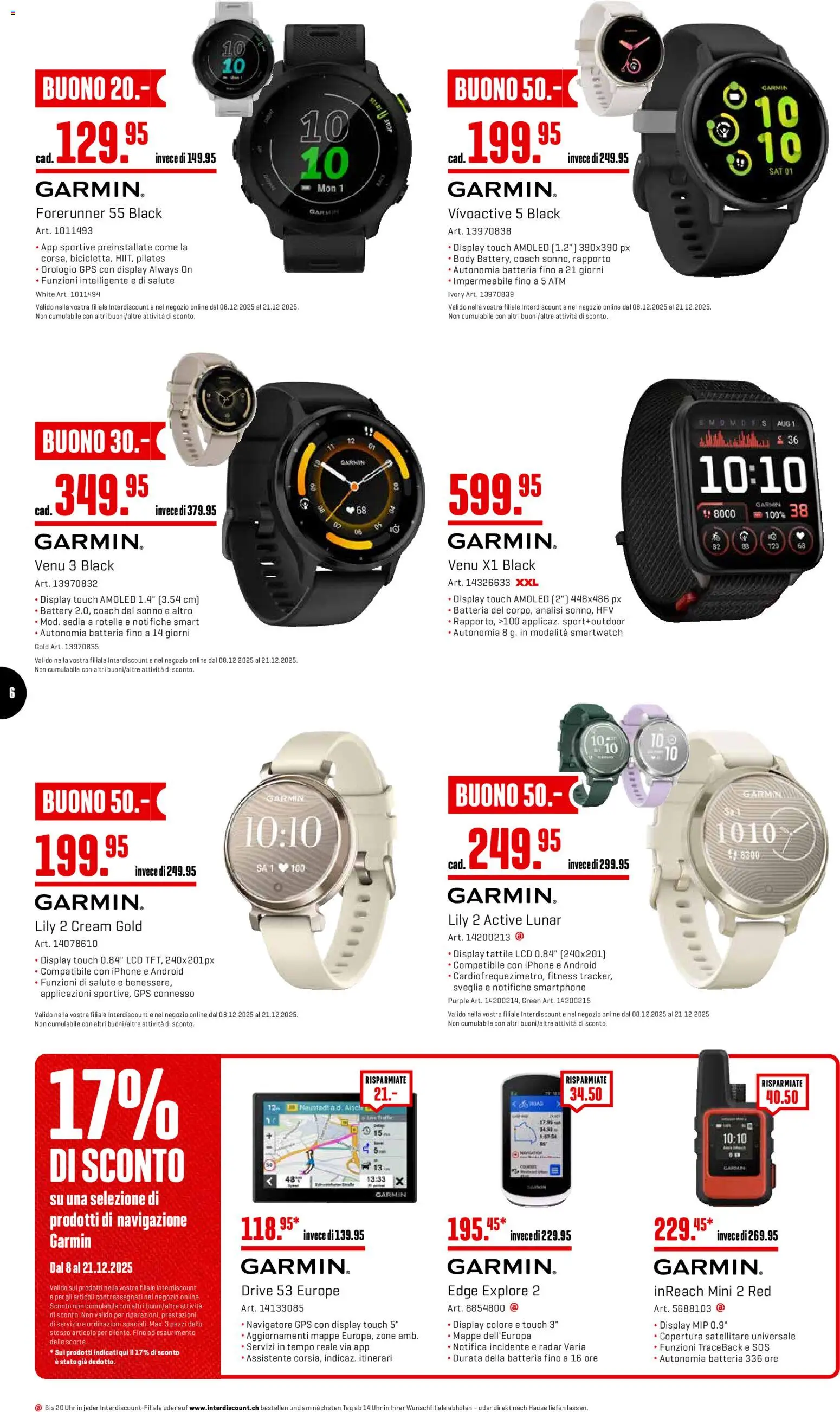 Interdiscount Aktionen Mobile IT – gültig ab 08.12.2025 | Seite: 6 | Produkte: Smartphone, Smartwatch, Iphone