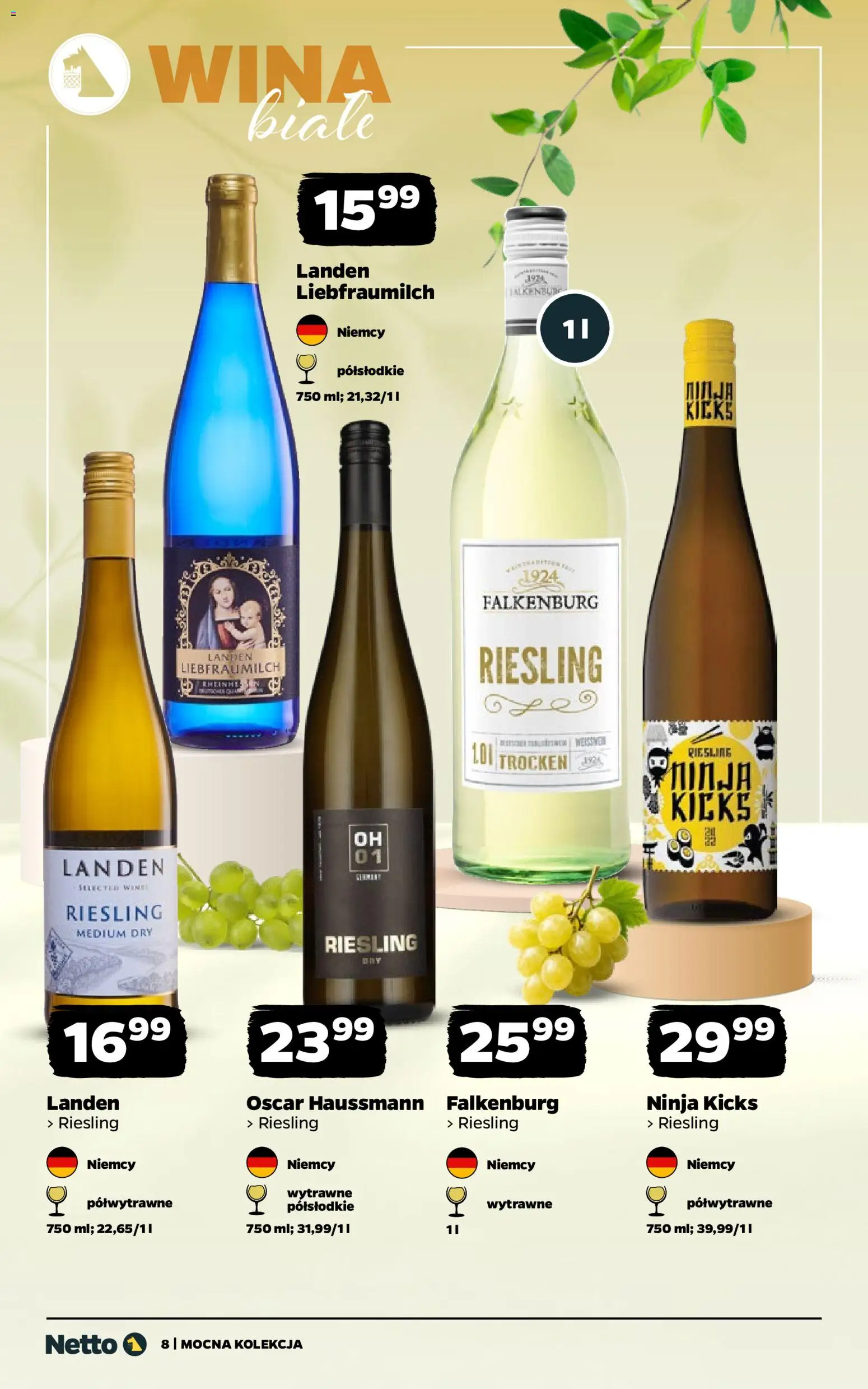 Netto gazetka - Wina od 27.04.2026 | Strona: 8 | Produkty: Riesling