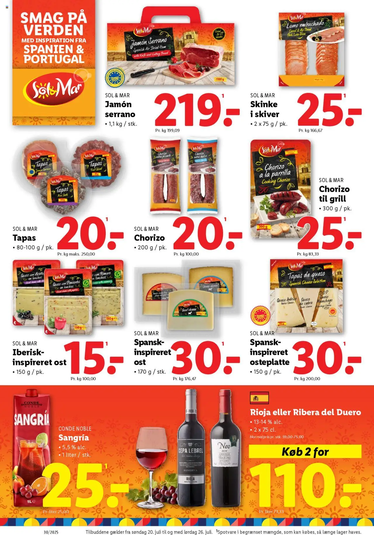 Lidl Tilbudsavis gyldig fra 24.07.2025 | Side: 28 | Produkter: Ost, Skinke, Søm, Grill