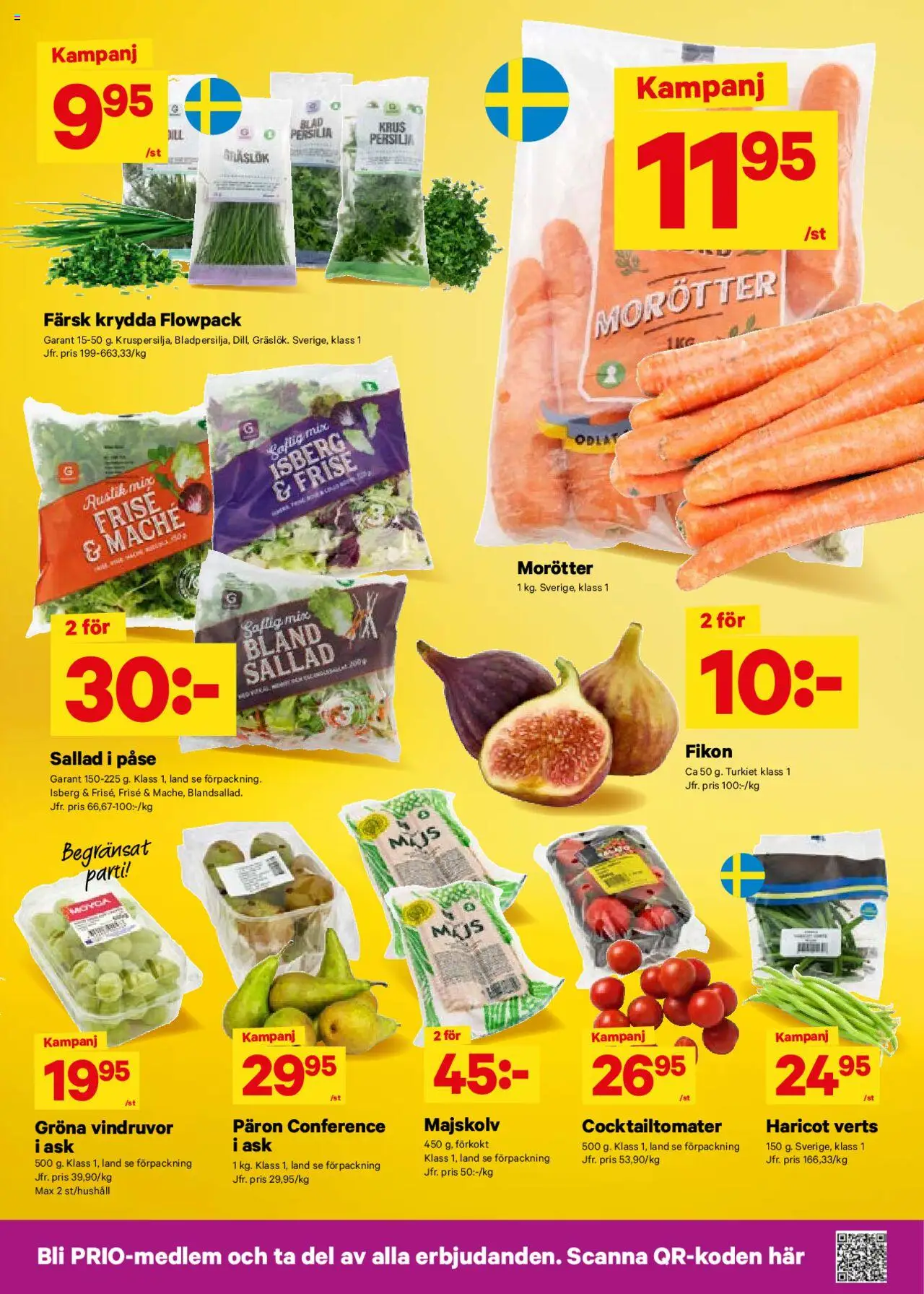 City Gross reklamblad aktuell från 18.08.2025 | Sida: 3 | Produkter: Majskolv, Cocktailtomater, Gräslök, Persilja