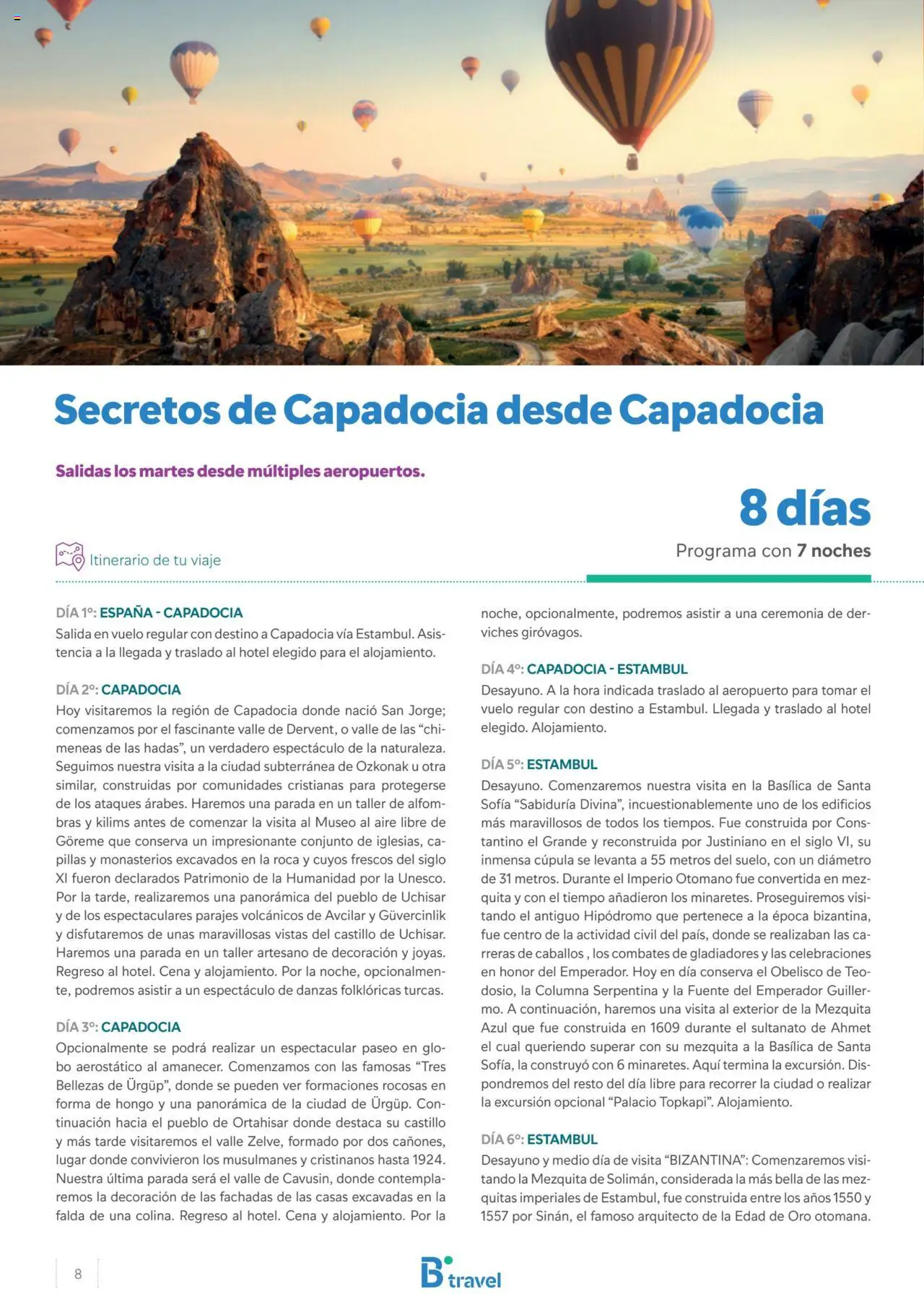 B the travel brand Turquía │ válido desde el 09.05.2024 | Página: 8
