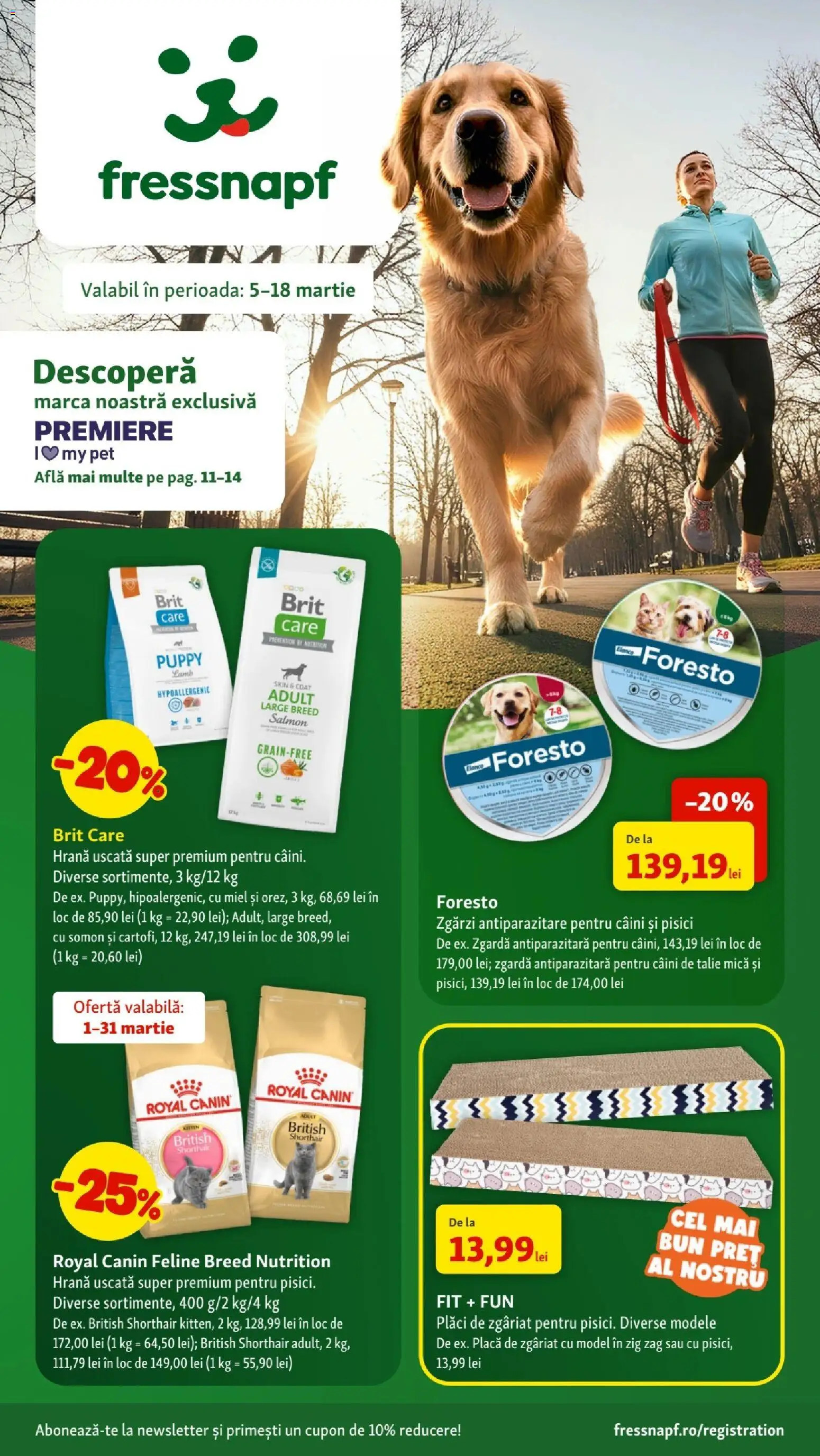 Noul catalog Fressnapf – valabil de la 05.03.2026 | Pagină: 1