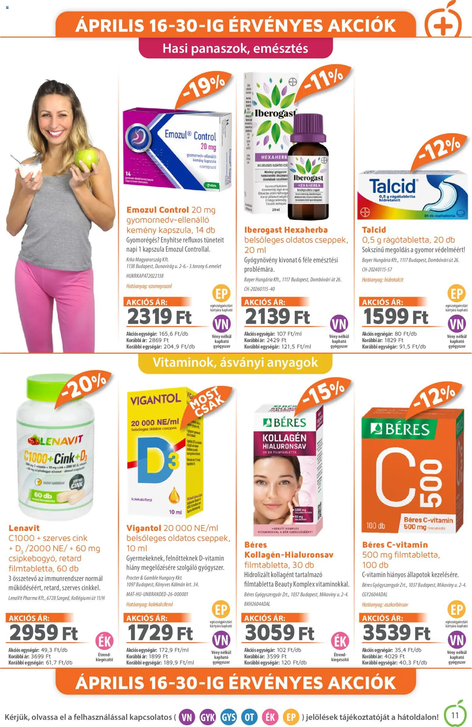 Alma Gyógyszertárak Akciós Újság 2026.04.01.-tól/töl - fantasztikus ajánlatokat! 🛍️ | Magyarország