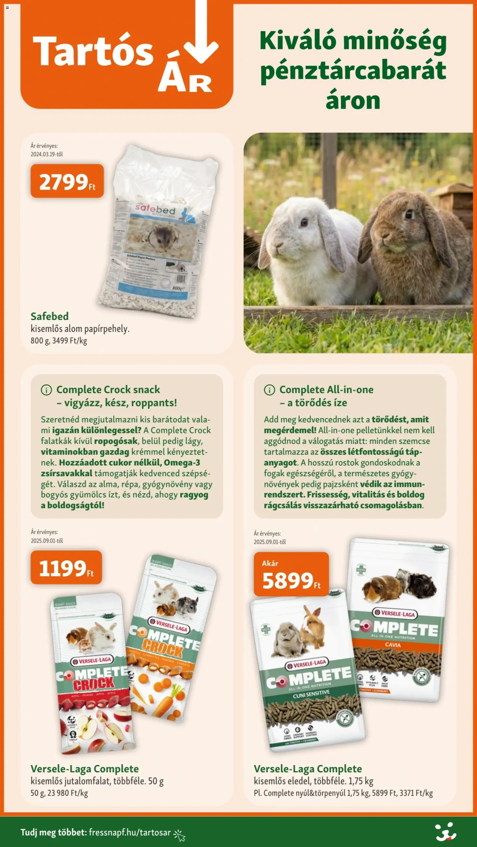Fressnapf akciós ujság - amely érvényes a következő dátumtól: 09.04.2026 | Oldal: 6 | Termékek: Gyümölcs, Cukor
