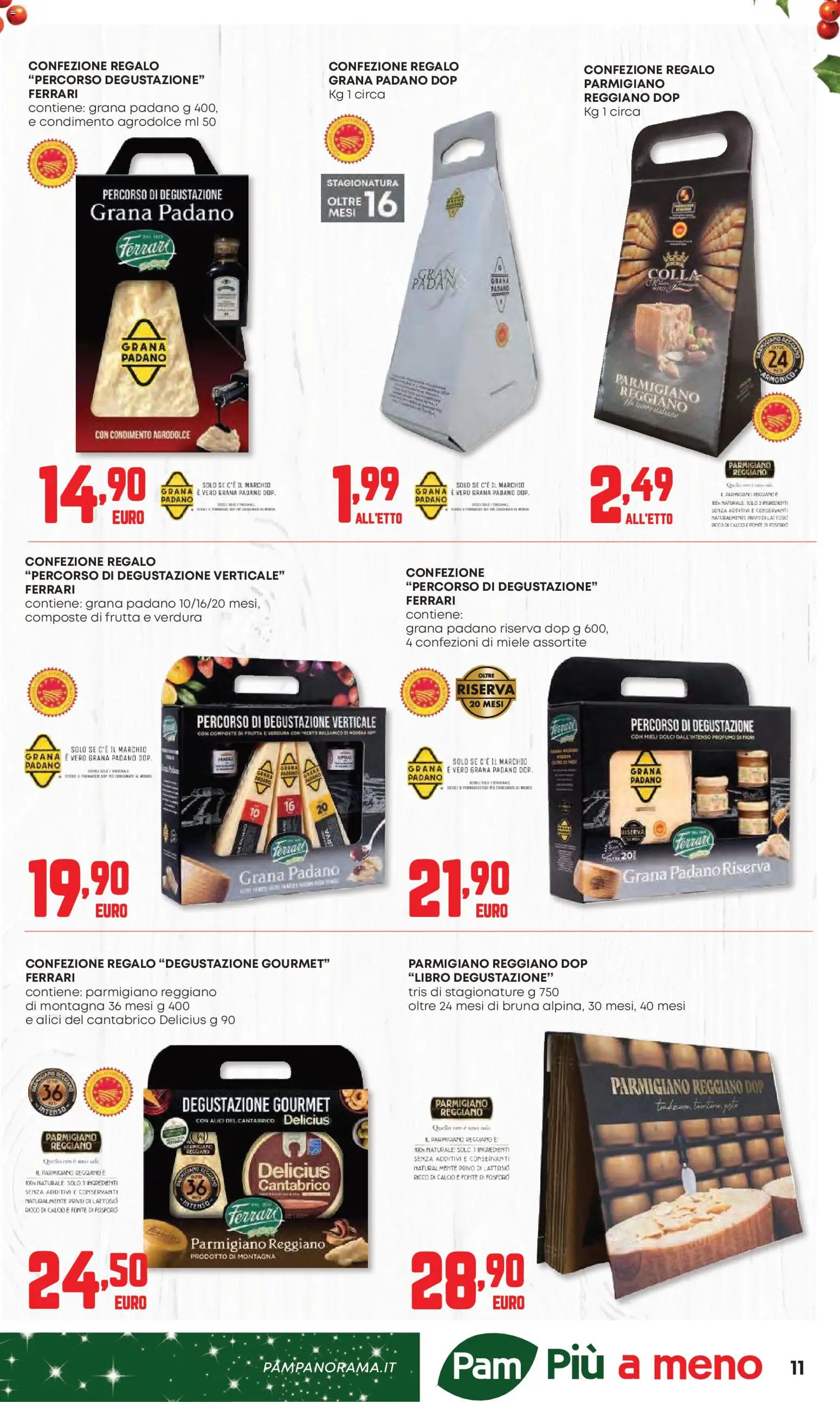 Volantino PAM del 20.11.2025 | Pagina: 11 | Prodotti: Grana Padano, Aceto, Parmigiano reggiano, Profumo