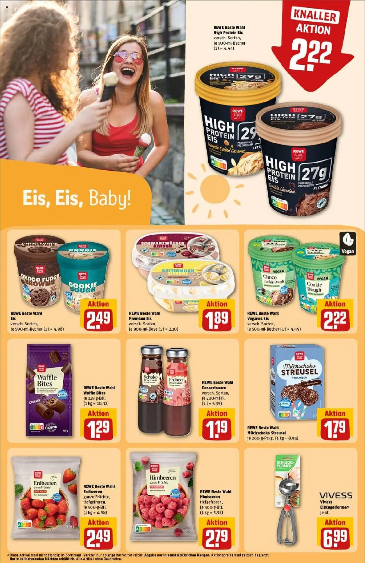 Rewe prospekt Dachau	 - gültig ab dem 29.06.2025 | Seite: 25 | Produkte: Himbeeren, Buttermilch, Erdbeeren, Eis
