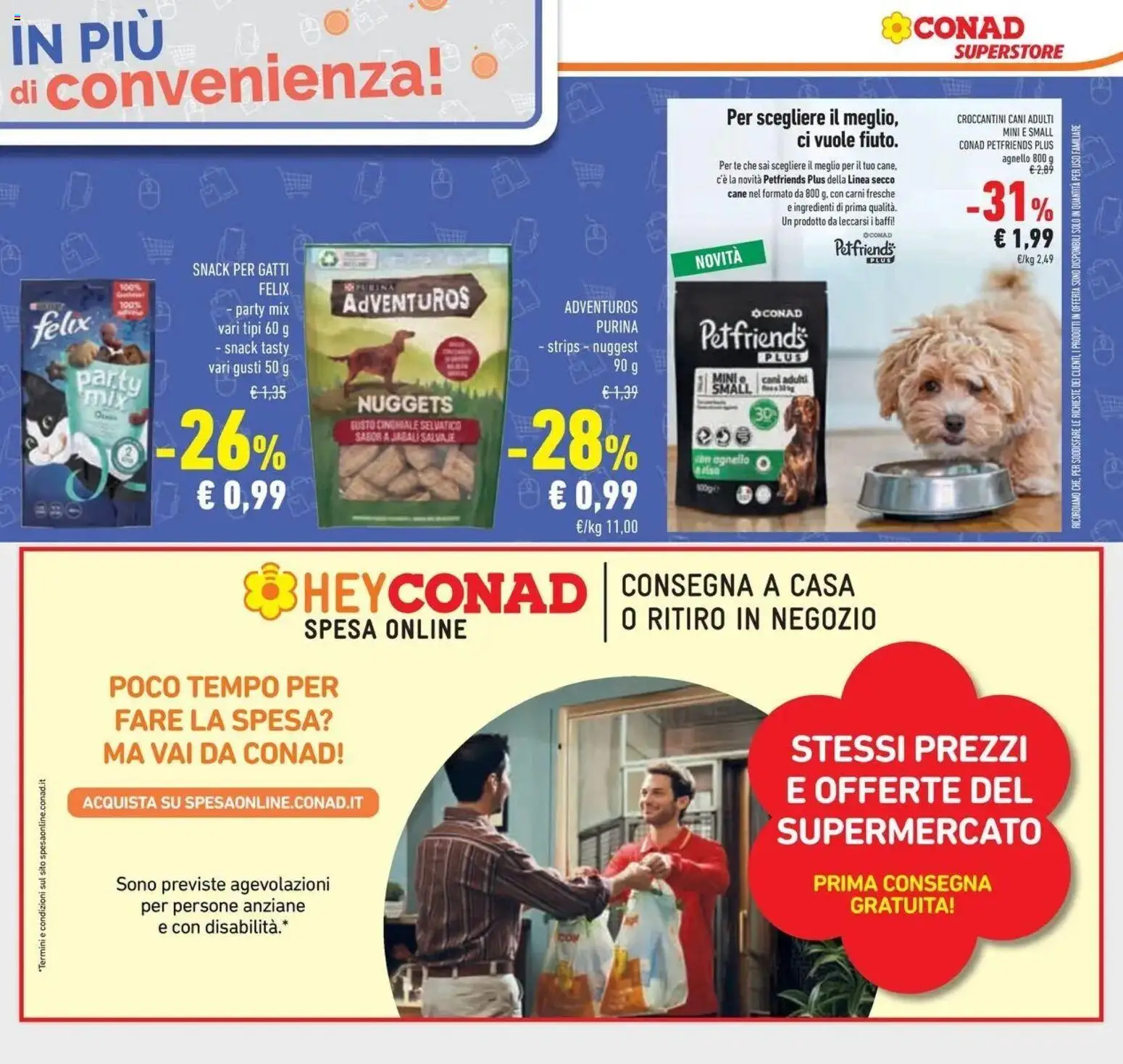 Volantino Conad del 25.02.2026 | Pagina: 35 | Prodotti: Tè, Nuggets, Agnello