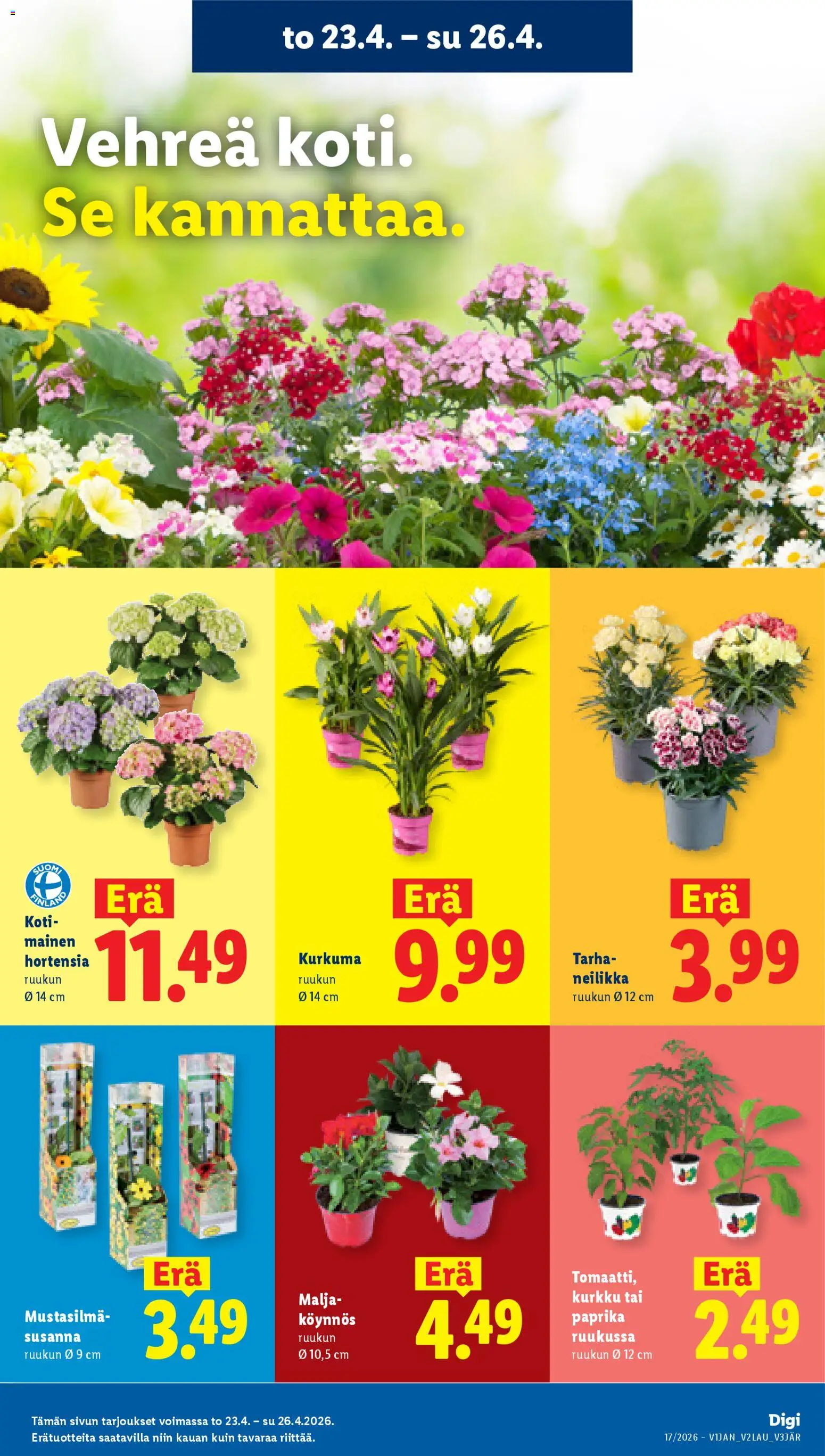 Lidl tarjoukset - Rovaniemi – voimassa 23.04.2026 alkaen | Sivu: 15 | Tuotteet: Paprika, Kurkku