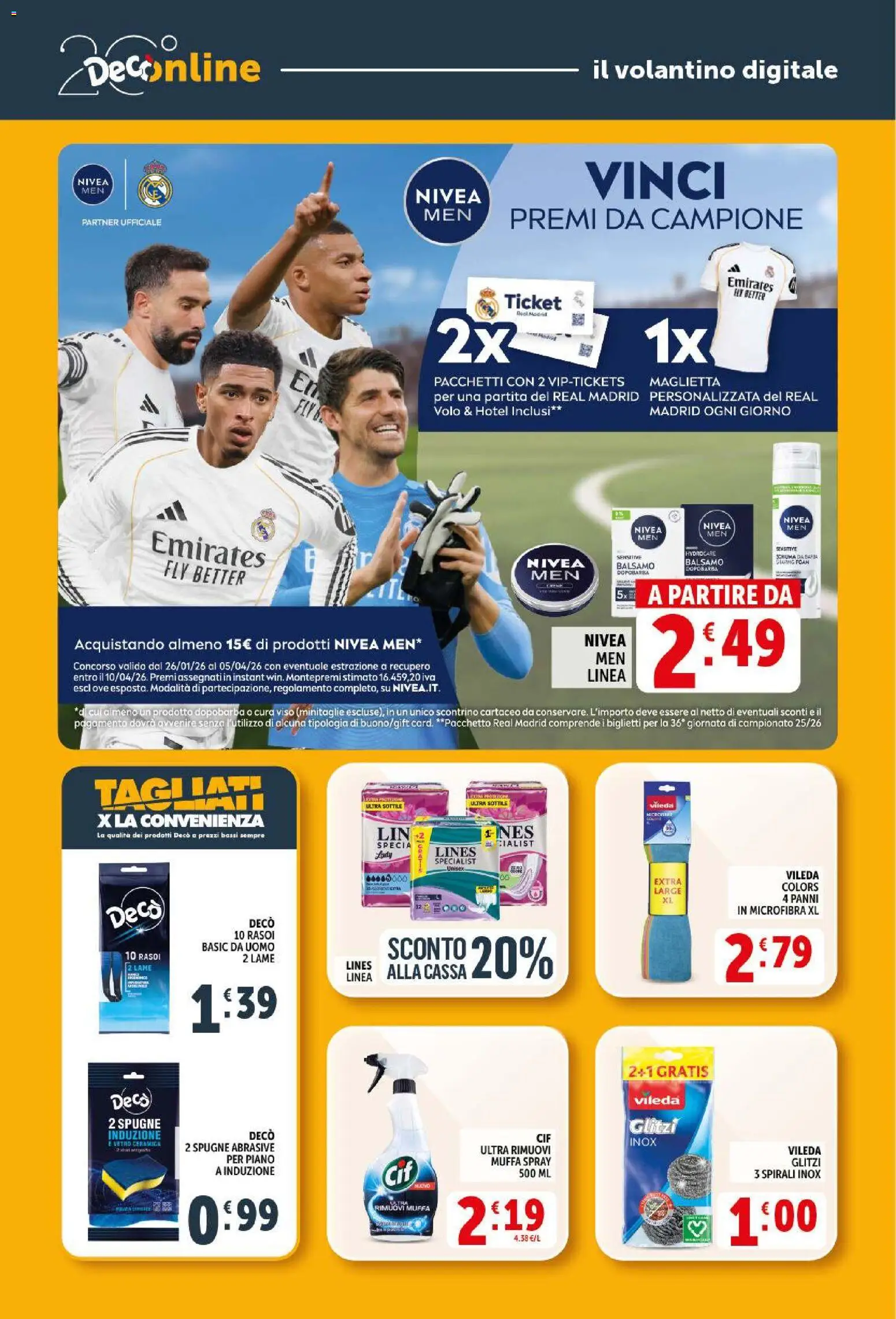 Volantino Decò del 17.03.2026 | Pagina: 36 | Prodotti: Balsamo, Dopobarba, Maglietta