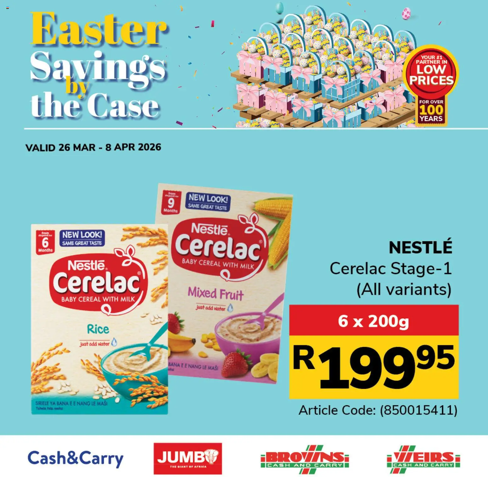 New Jumbo catalogue – valid from 26.03.2026 | Page: 8 | Products: Case, Milk, Rice, Fruit