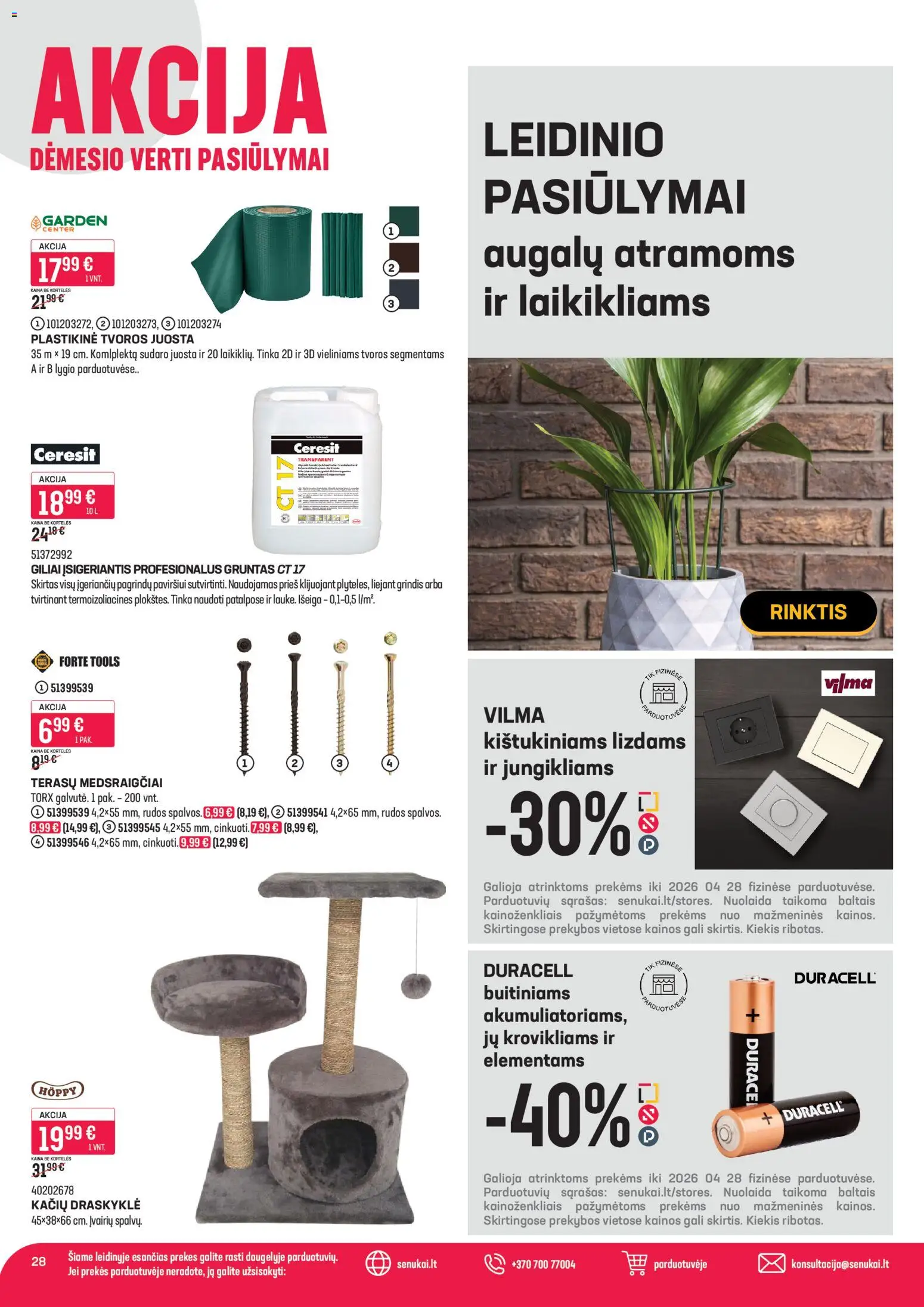 Senukai akcijos nuo 15.04.2026 | Puslapis: 28
