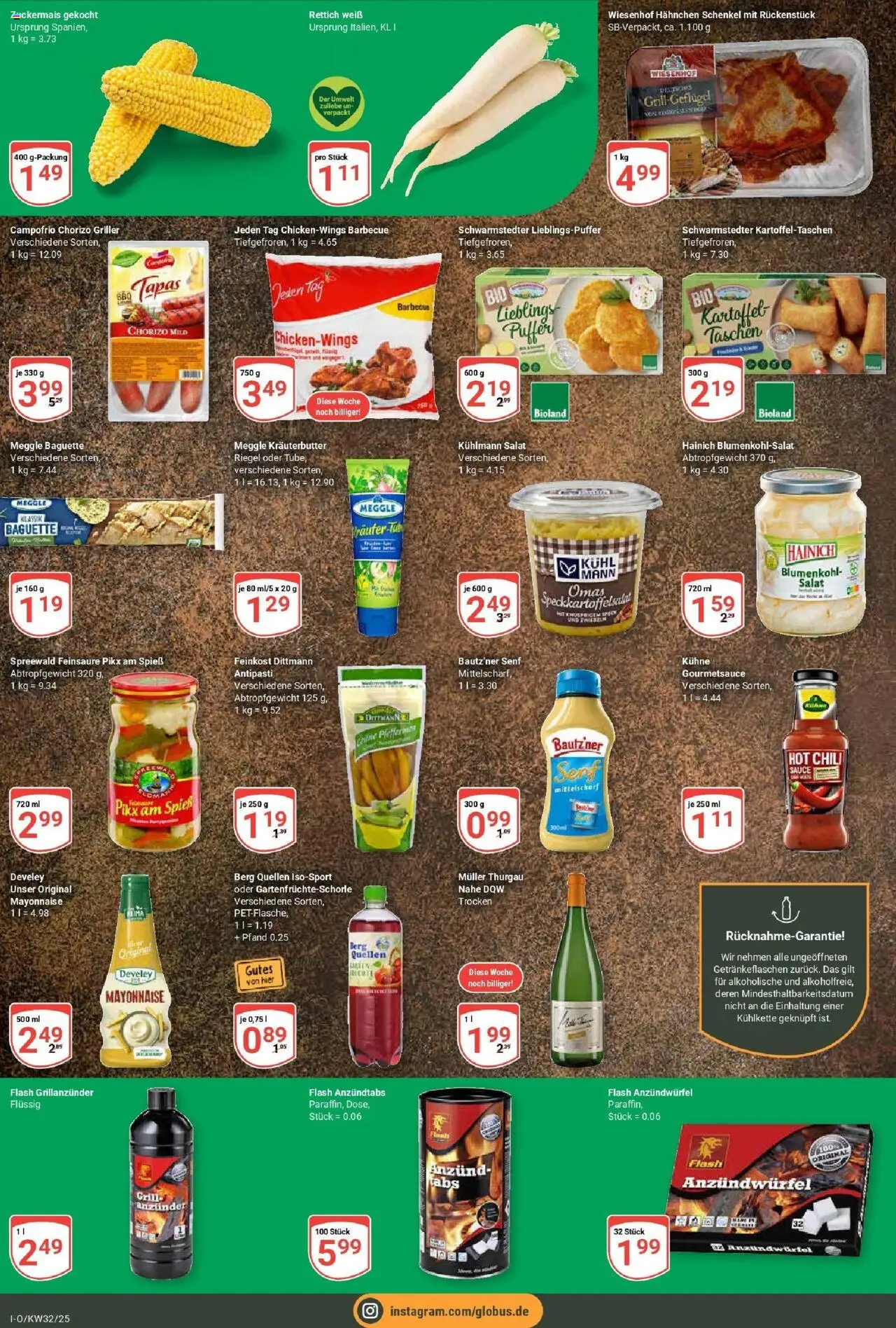 Globus prospekt Idar-Oberstein	 - gültig ab dem 03.08.2025 | Seite: 11 | Produkte: Hahnchen, Chili, Blumenkohl, Salat