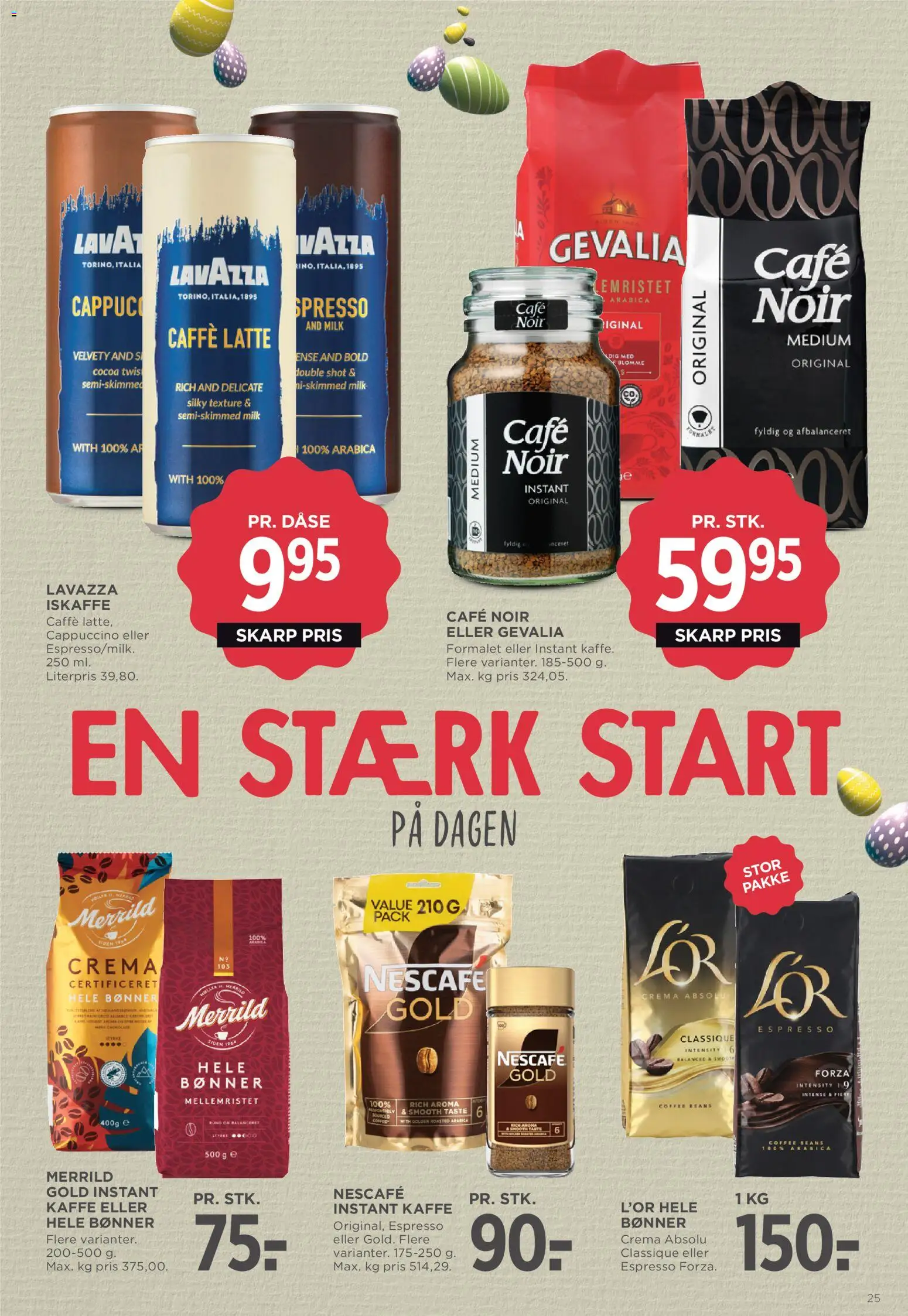 Meny tilbudsavis – gyldig fra 27.03.2026 | Side: 38 | Produkter: Kaffe, Bønner, Instant Kaffe