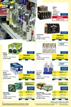 Metro Monats-Mix ab 01.11.2025 gültig | Seite: 2 | Produkte: Kleiner feigling, Jack Daniel's, Whiskey, Underberg