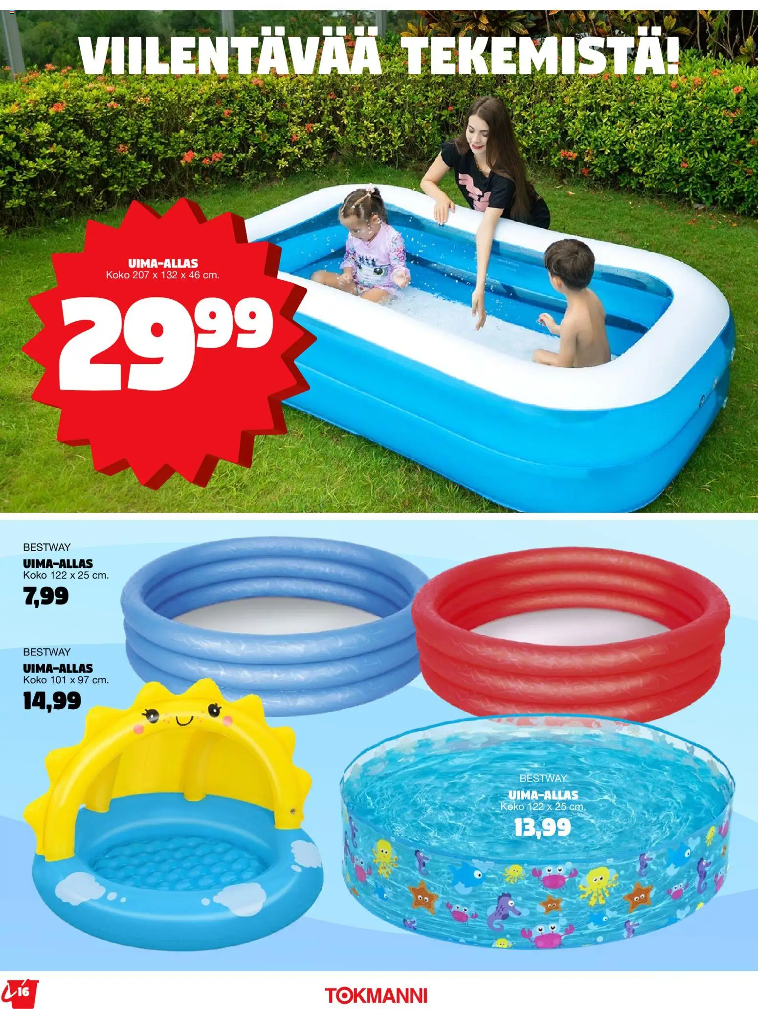 Tokmanni - Kesälelukuvasto 2026 – voimassa 27.04.2026 alkaen | Sivu: 16